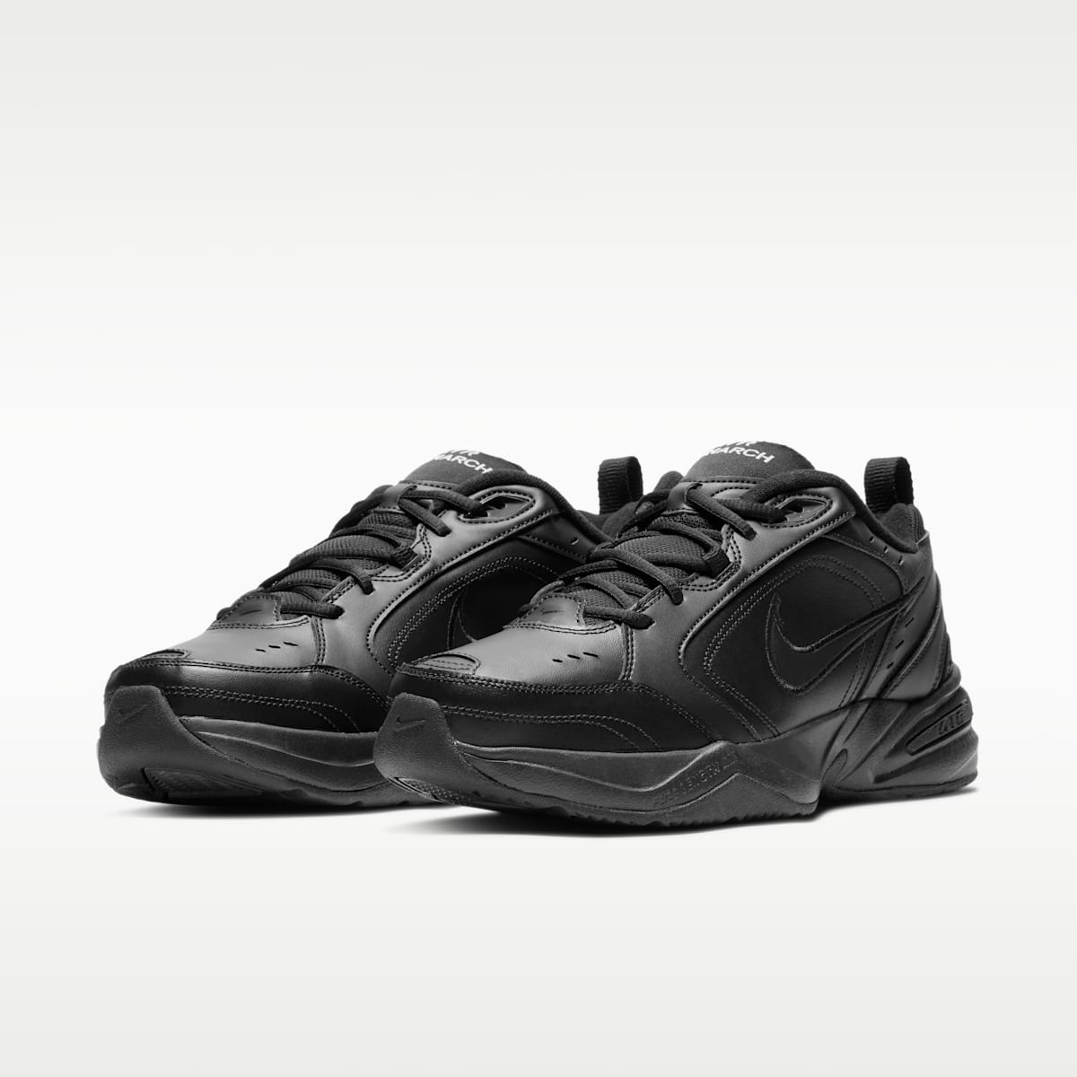 Nike Air Monarch IV Men's Workout Shoes - Black/Black - Image 5