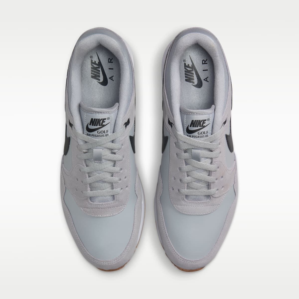 Air Pegasus '89 G Golf Shoes - Wolf Grey/White/Gum Medium Brown/Anthracite - Image 4