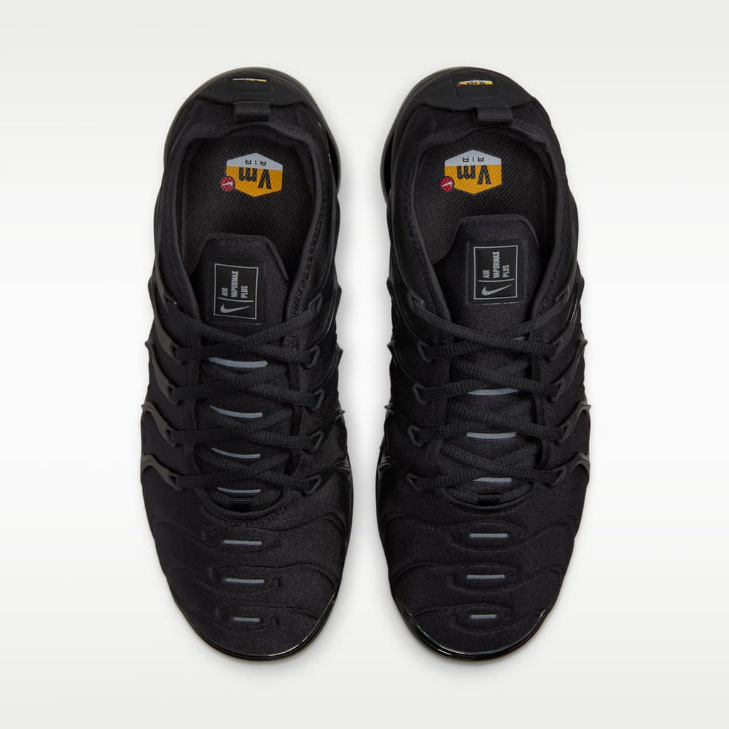 Nike Air VaporMax Plus Men's Shoes - Black/Black/Dark Grey - Image 4