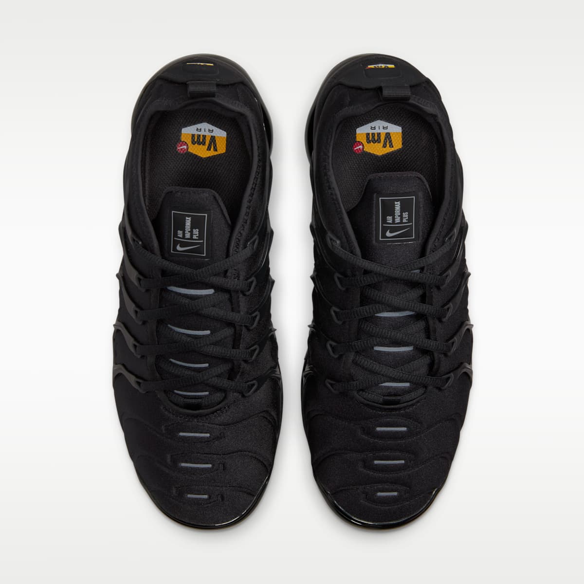 Nike Air VaporMax Plus Men's Shoes - Black/Black/Dark Grey - Image 4