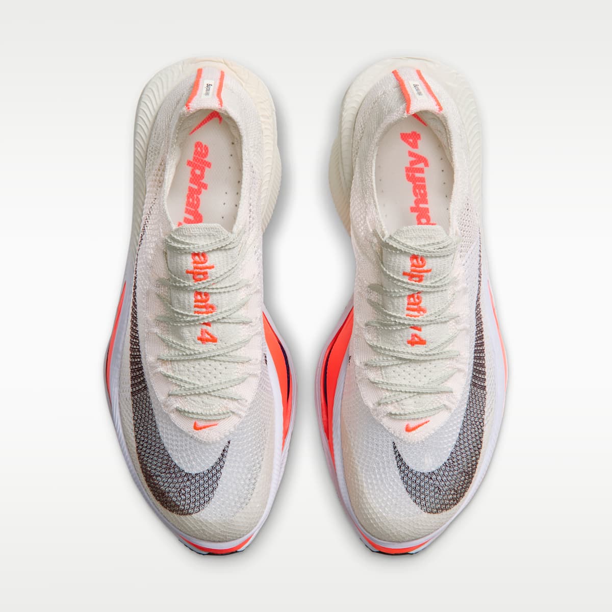 Nike Alphafly 4  Men's Road Racing Shoes - Sea Glass/Laser Crimson/Phantom/Burgundy Ash - Image 4