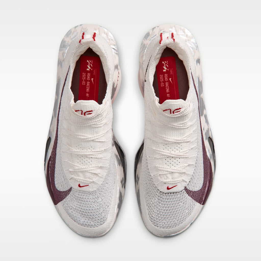 Nike Alphafly 3  Men's Road Racing Shoes - Sail/Phantom/Medium Ash/Burgundy Ash - Image 4