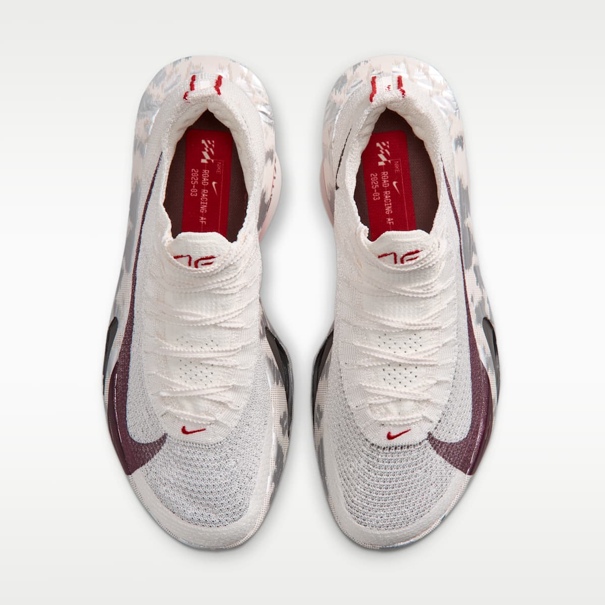 Nike Alphafly 3  Men's Road Racing Shoes - Sail/Phantom/Medium Ash/Burgundy Ash - Image 4