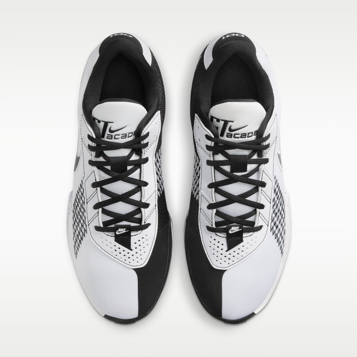 Nike G.T. Cut Academy Basketball Shoes - White/Black/Black - Image 4