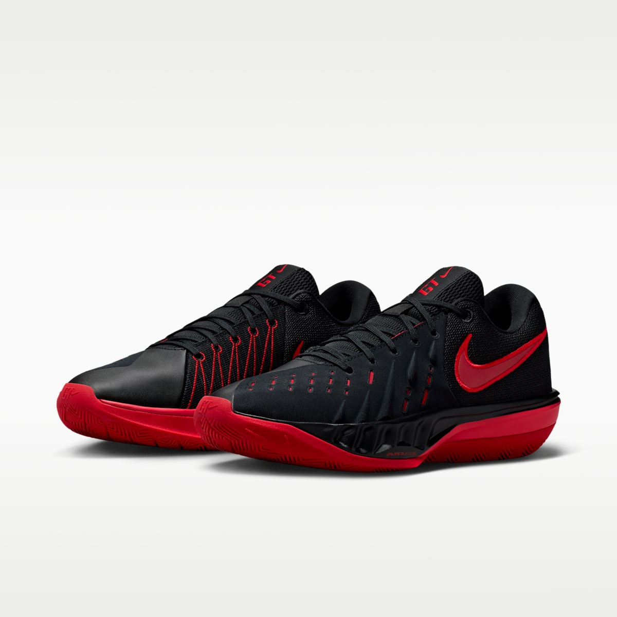Nike G.T. Cut Academy 2 Basketball Shoes - Black/University Red - Image 5