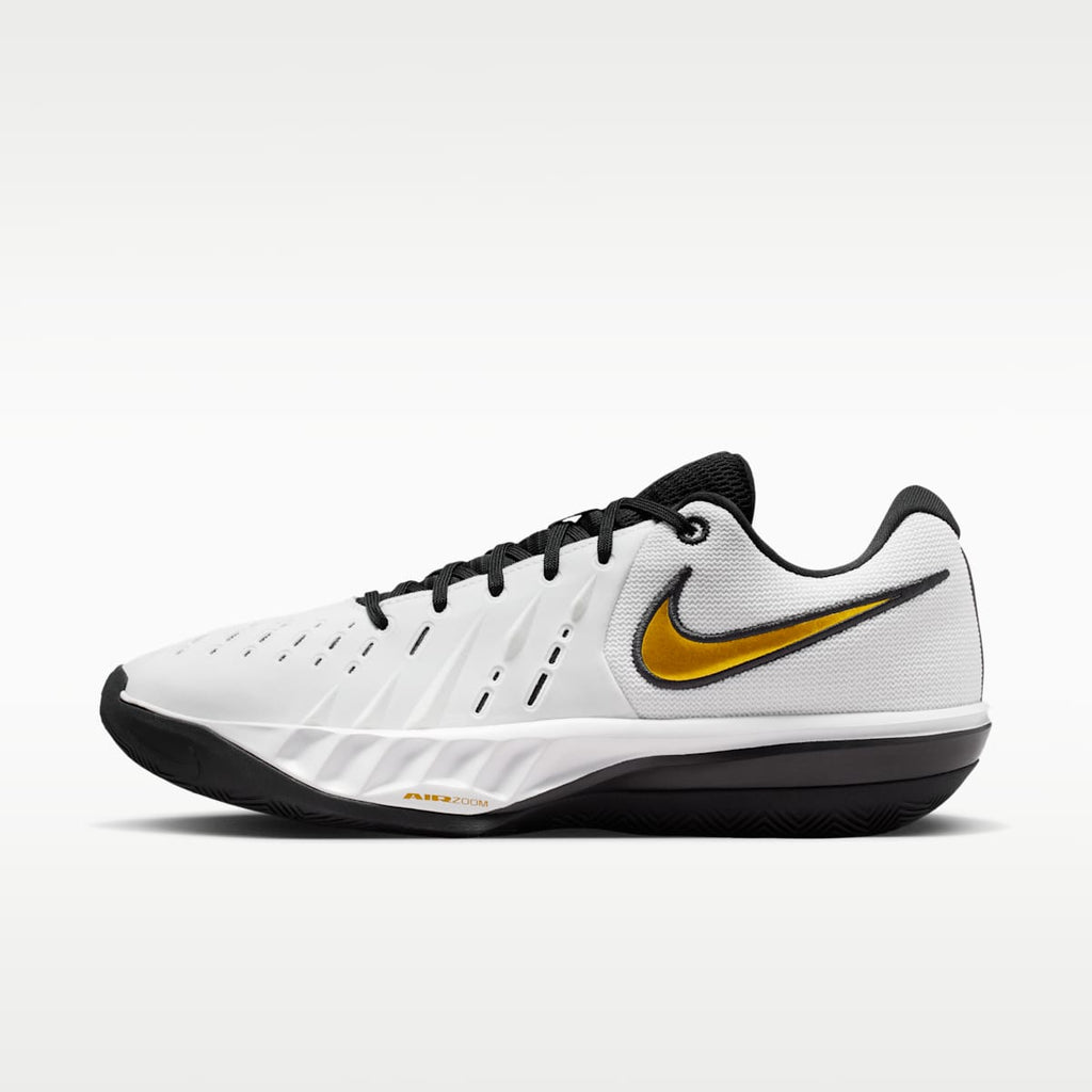 Women's Nike G.T. Cut Academy 2 Basketball Shoes - White/Black/Metallic Gold