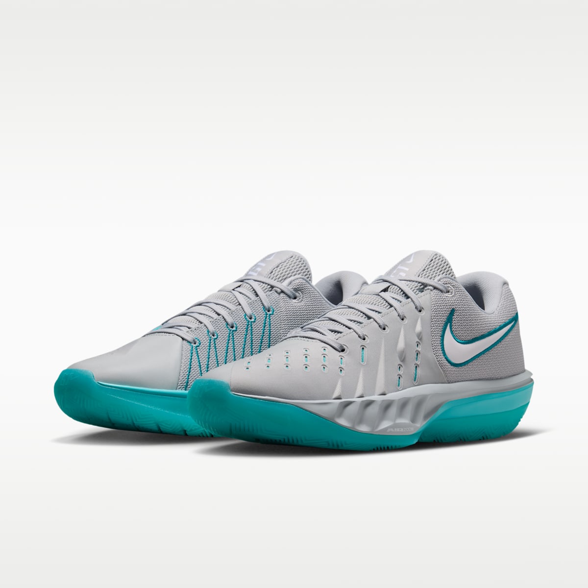 Nike G.T. Cut Academy 2 Basketball Shoes - Wolf Grey/Dusty Cactus/Bright Spruce/White - Image 5