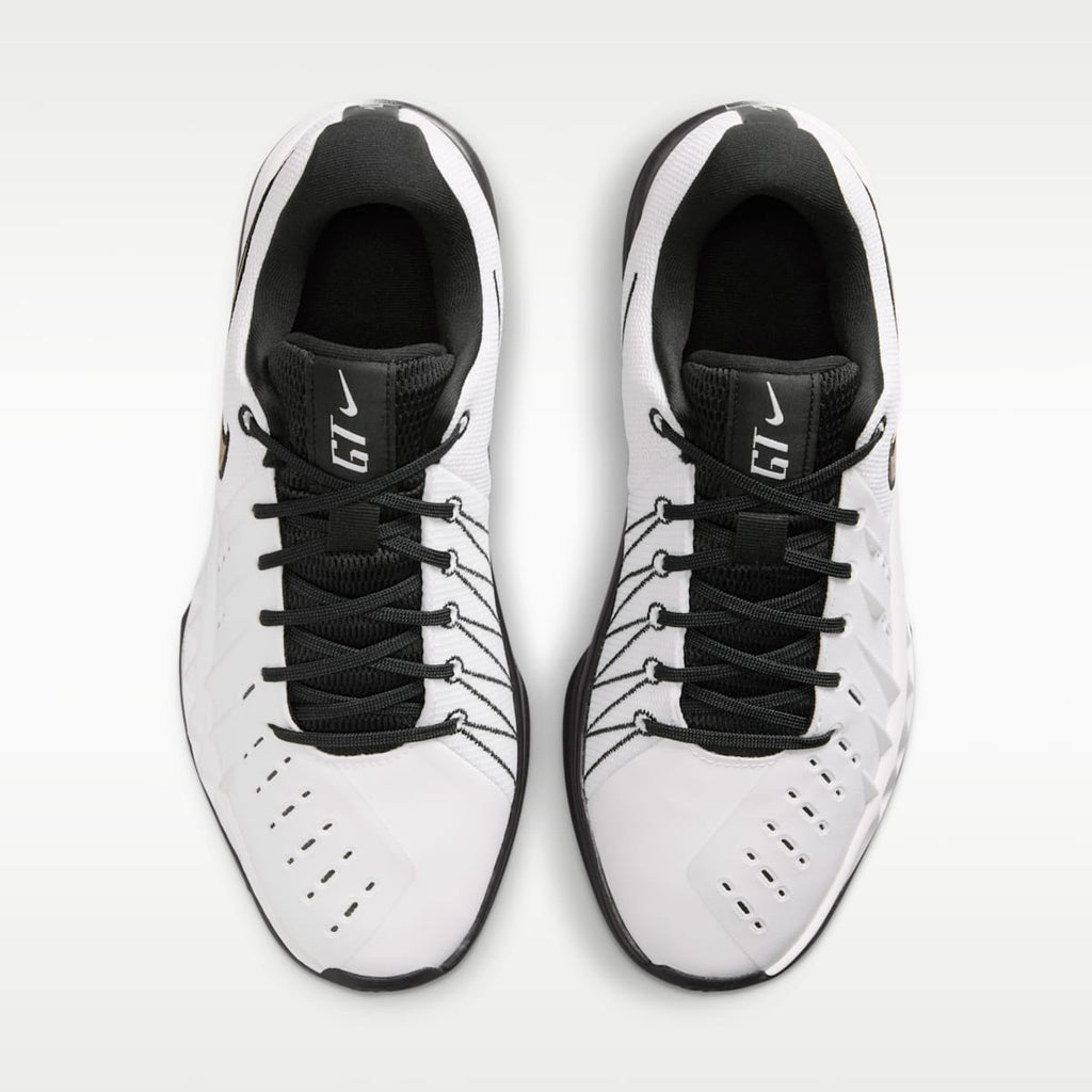 Women's Nike G.T. Cut Academy 2 Basketball Shoes - White/Black/Metallic Gold