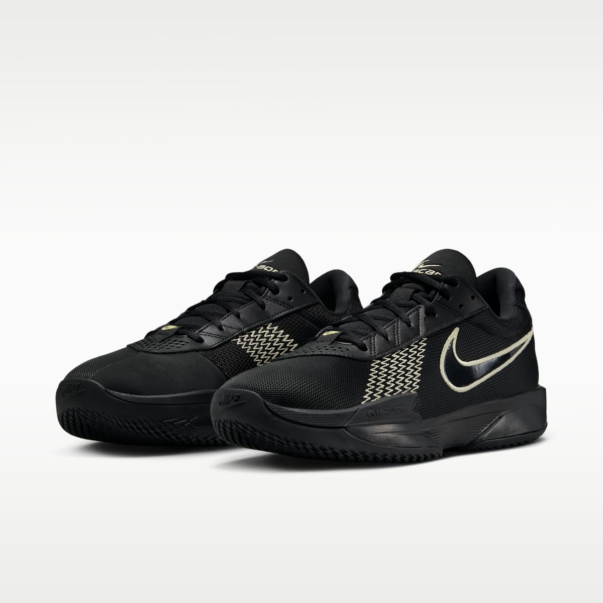 Nike G.T. Cut Academy Basketball Shoes - Black/Black/Alabaster - Image 5