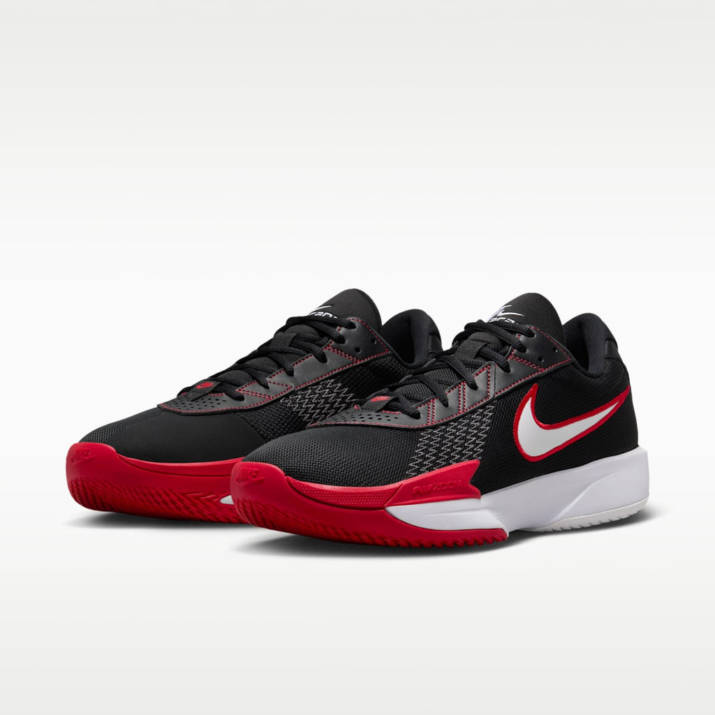 Nike G.T. Cut Academy Basketball Shoes - Black/University Red/Iron Grey/White - Image 5