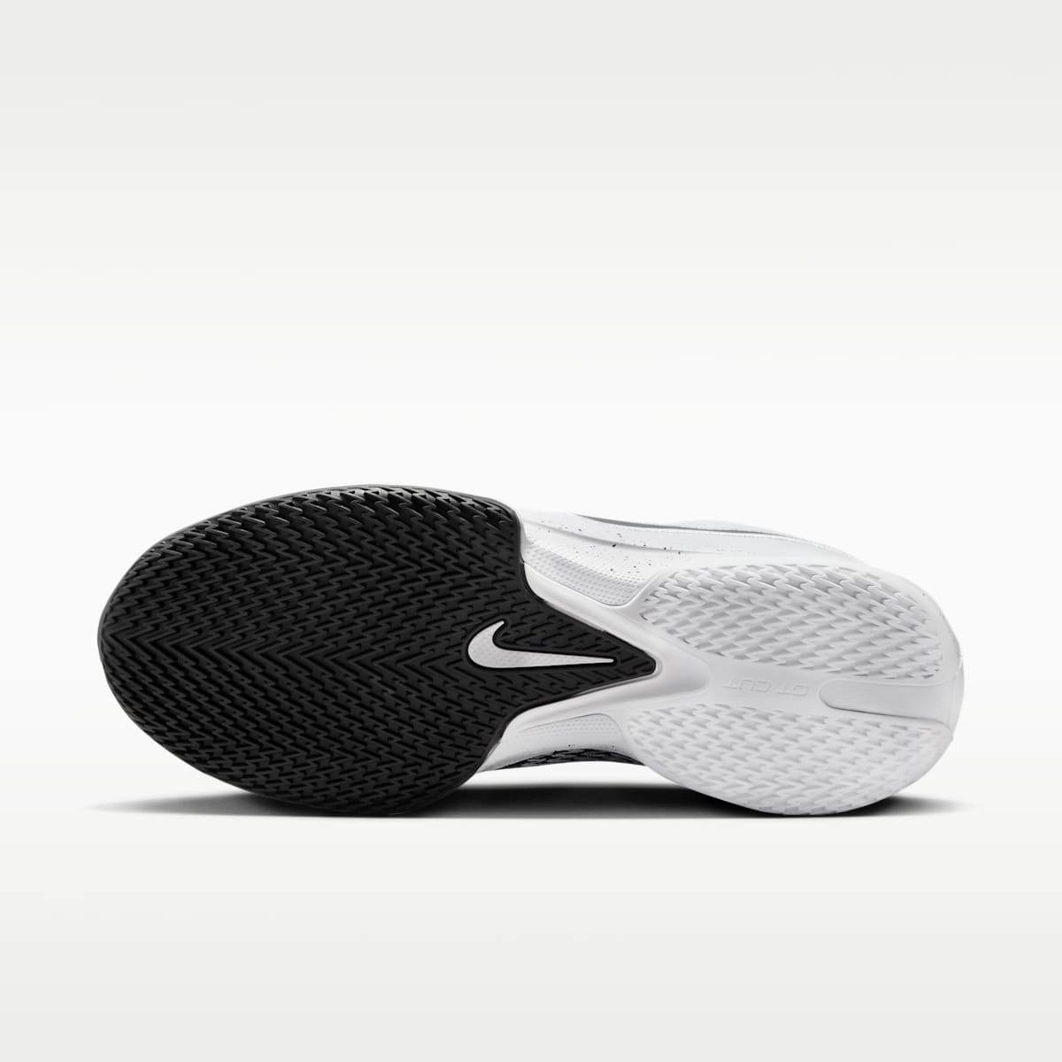 Women's Nike G.T. Cut Academy Basketball Shoes - White/Black/Black