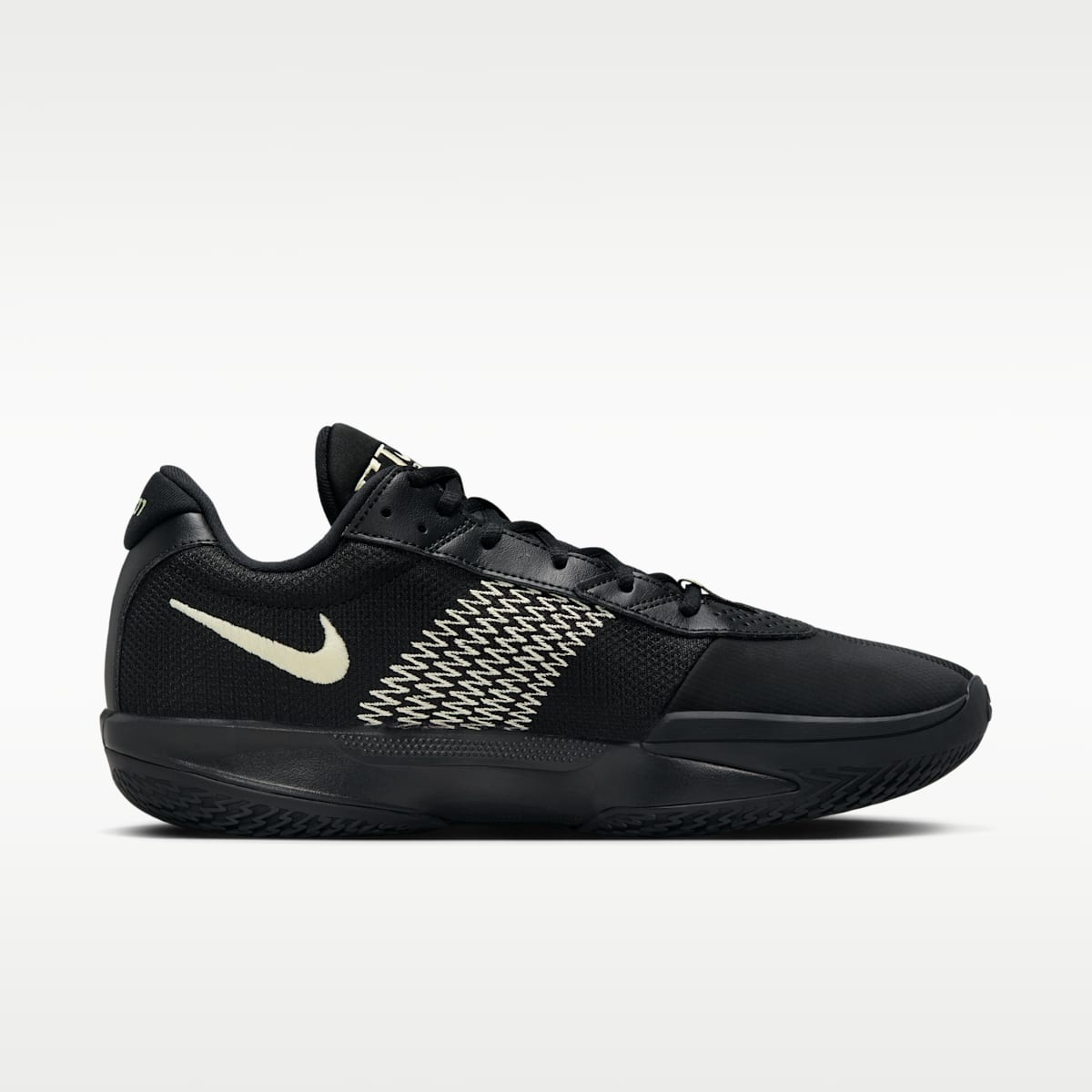 Nike G.T. Cut Academy Basketball Shoes - Black/Black/Alabaster - Image 3