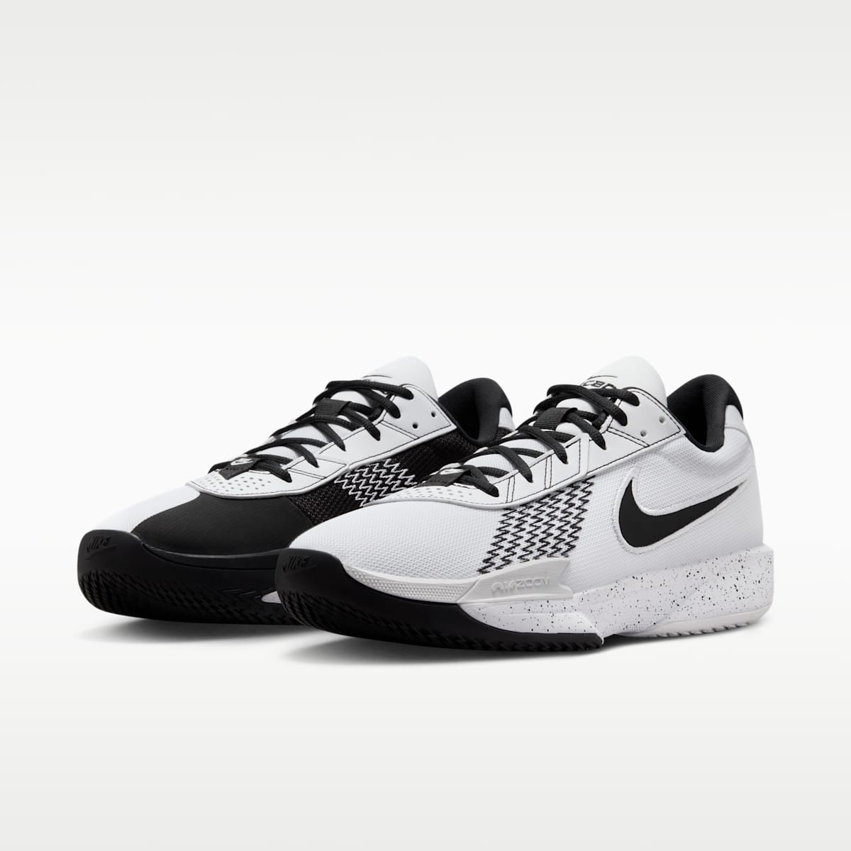Nike G.T. Cut Academy Basketball Shoes - White/Black/Black - Image 5