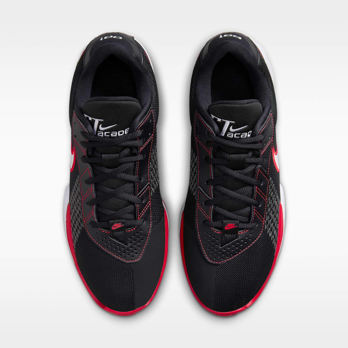 Nike G.T. Cut Academy Basketball Shoes - Black/University Red/Iron Grey/White - Image 4