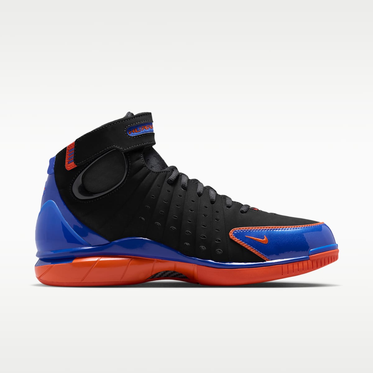 Air Zoom Huarache 2K4 "Penny Hardaway" Men's Shoes - Black/Safety Orange/Varsity Royal - Image 3