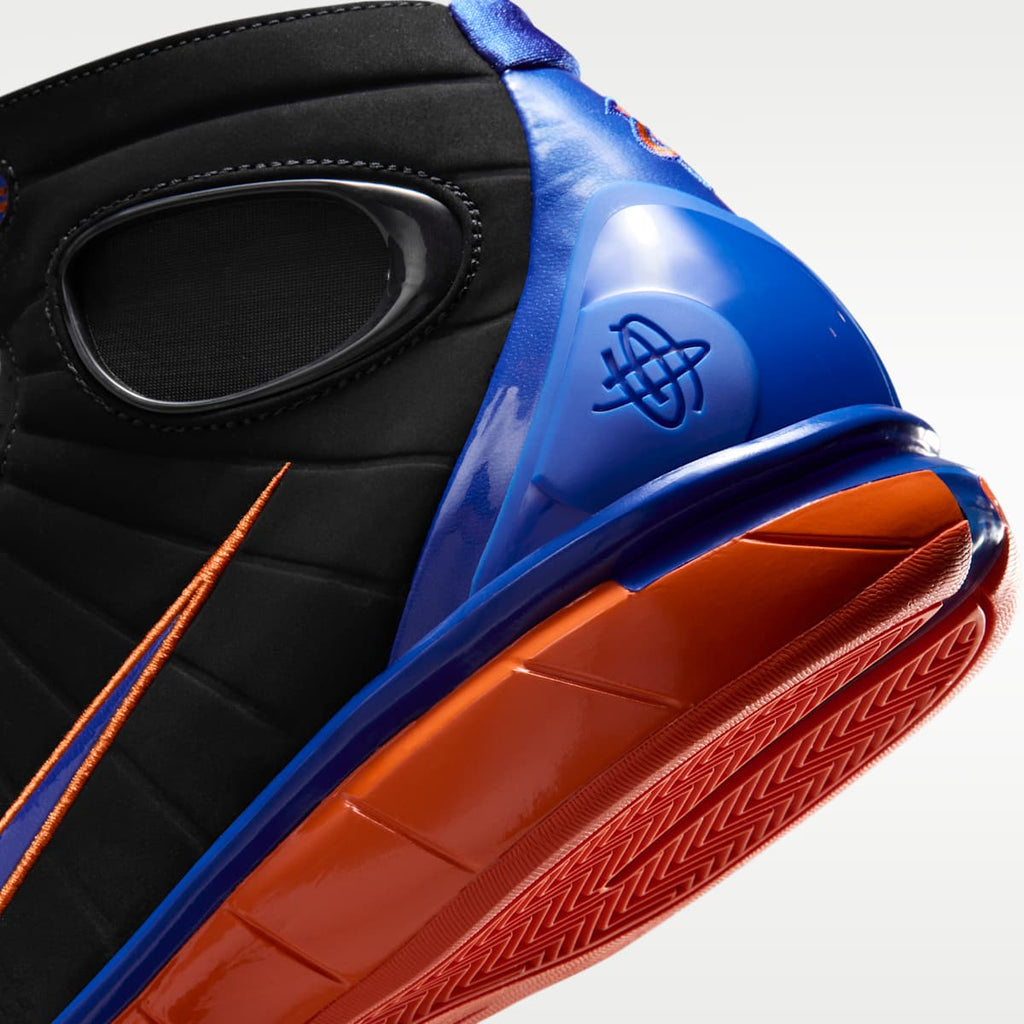 Air Zoom Huarache 2K4 "Penny Hardaway" Men's Shoes - Black/Safety Orange/Varsity Royal - Image 8