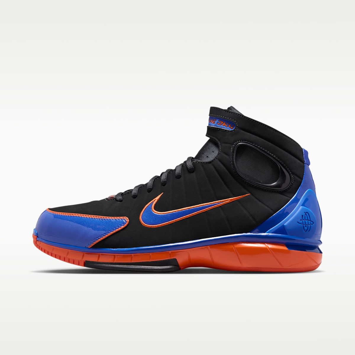 Air Zoom Huarache 2K4 "Penny Hardaway" Men's Shoes - Black/Safety Orange/Varsity Royal - Image 1