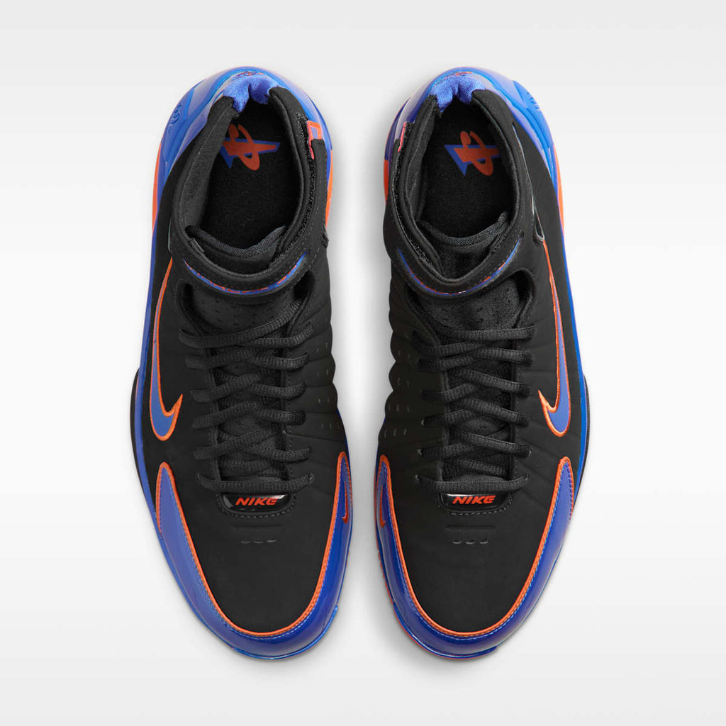 Air Zoom Huarache 2K4 "Penny Hardaway" Men's Shoes - Black/Safety Orange/Varsity Royal - Image 4