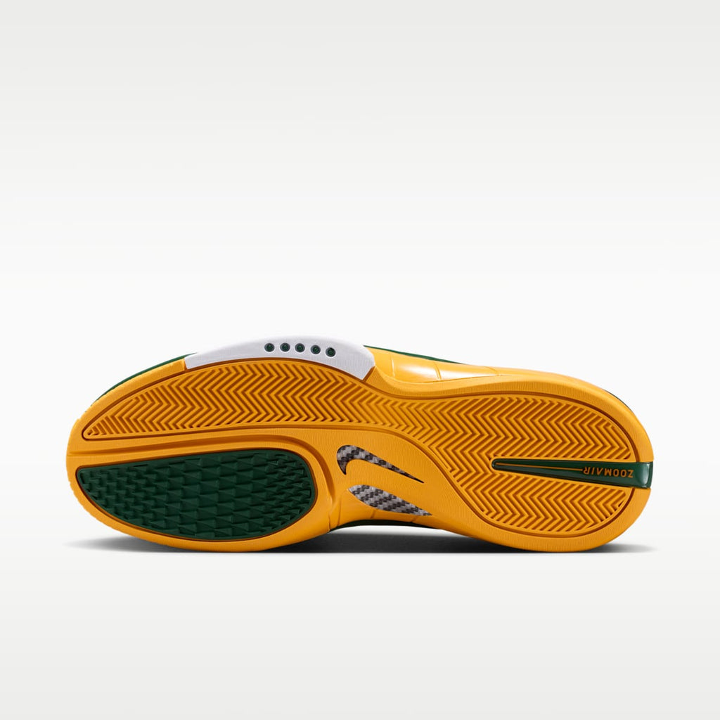 Nike Air Zoom Huarache Men's Shoes - White/Canyon Gold/Deep Forest - Image 2