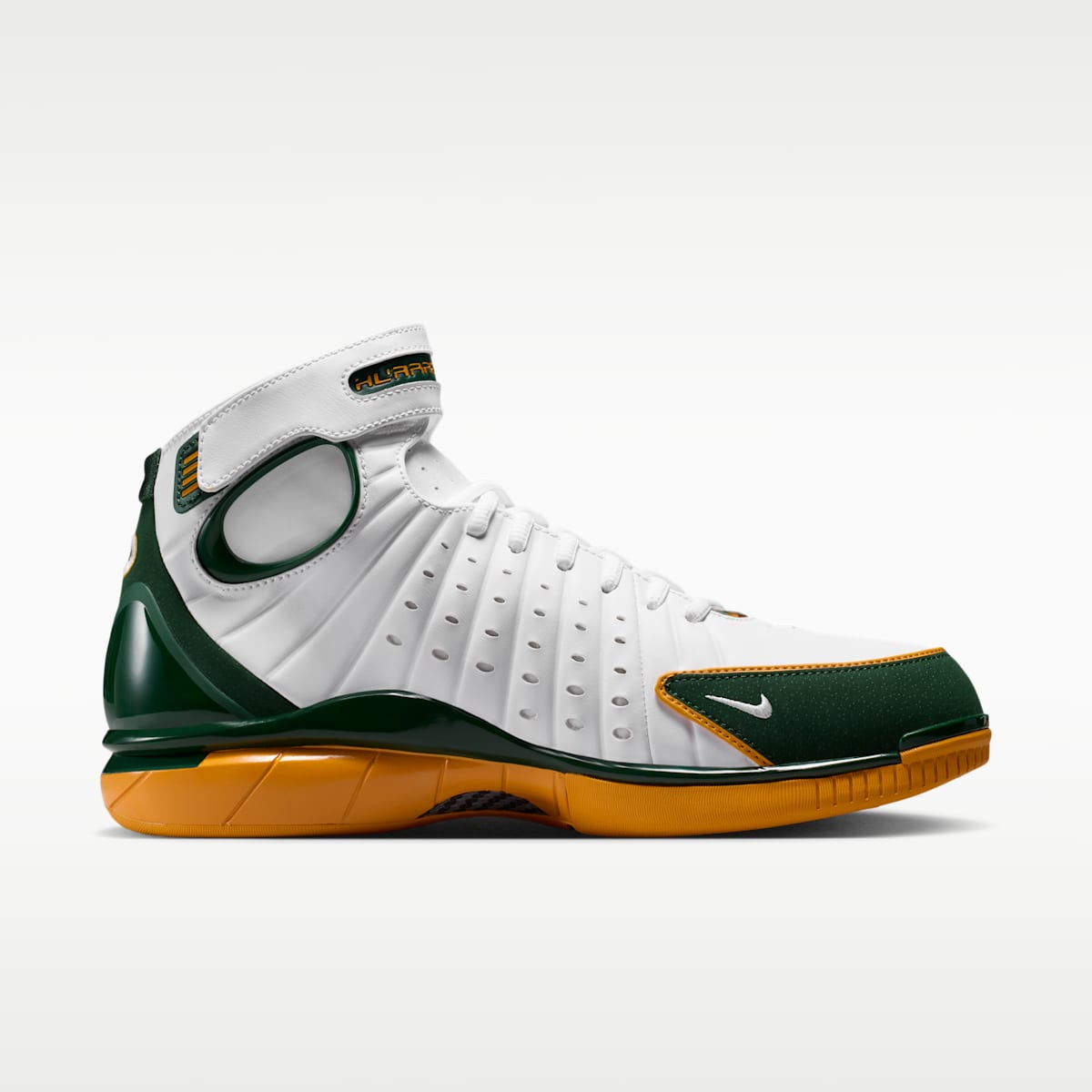 Nike Air Zoom Huarache Men's Shoes - White/Canyon Gold/Deep Forest - Image 3
