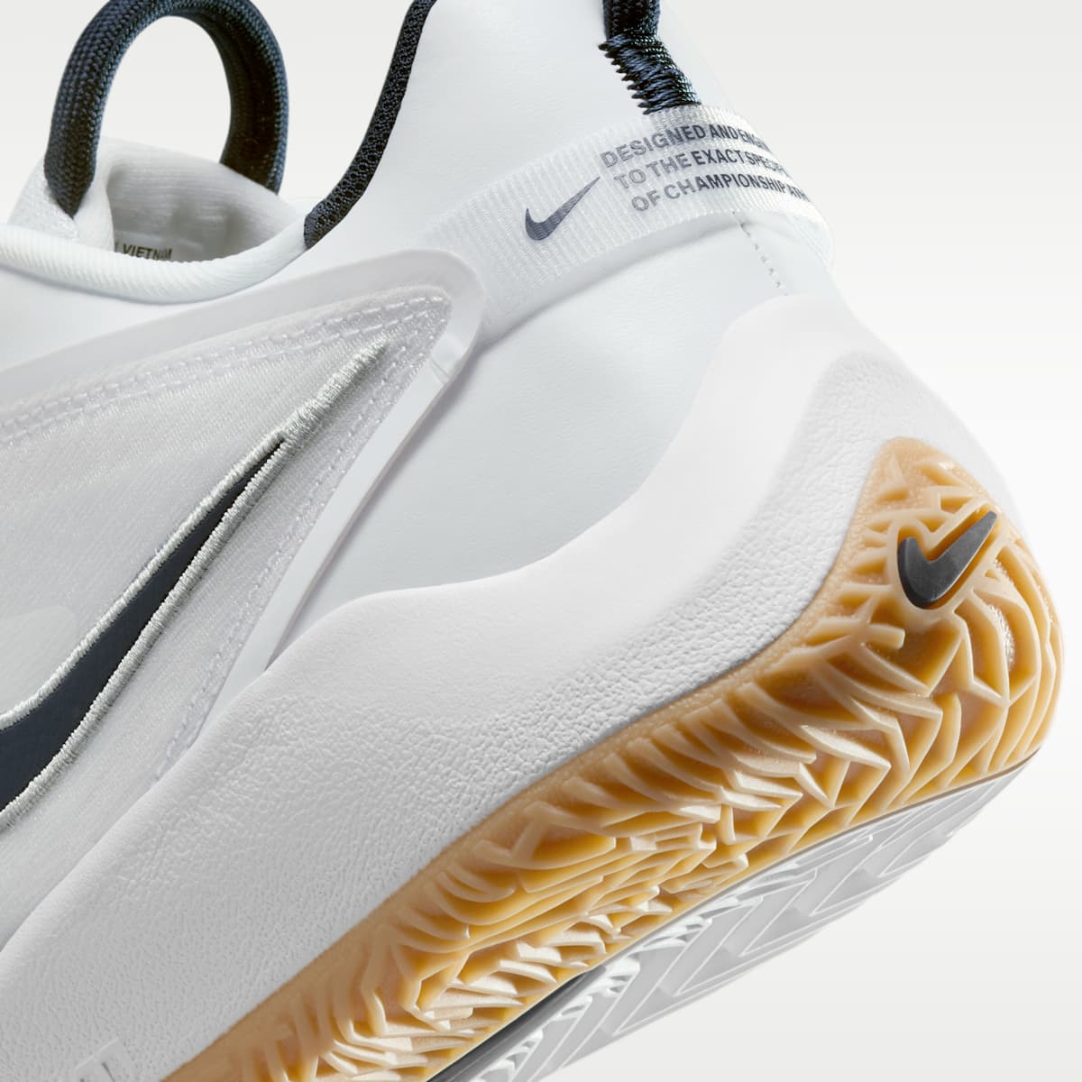 Nike HyperAce 3 Volleyball Shoes - White/Photon Dust/College Navy - Image 8
