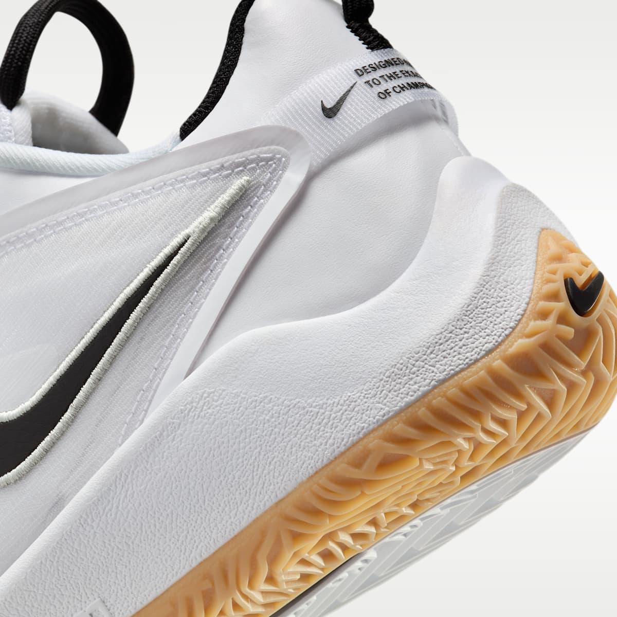 Nike HyperAce 3 Volleyball Shoes - White/Photon Dust/Black - Image 8