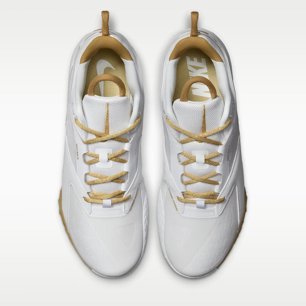 Nike HyperAce 3 Volleyball Shoes - White/Photon Dust/Metallic Gold - Image 4