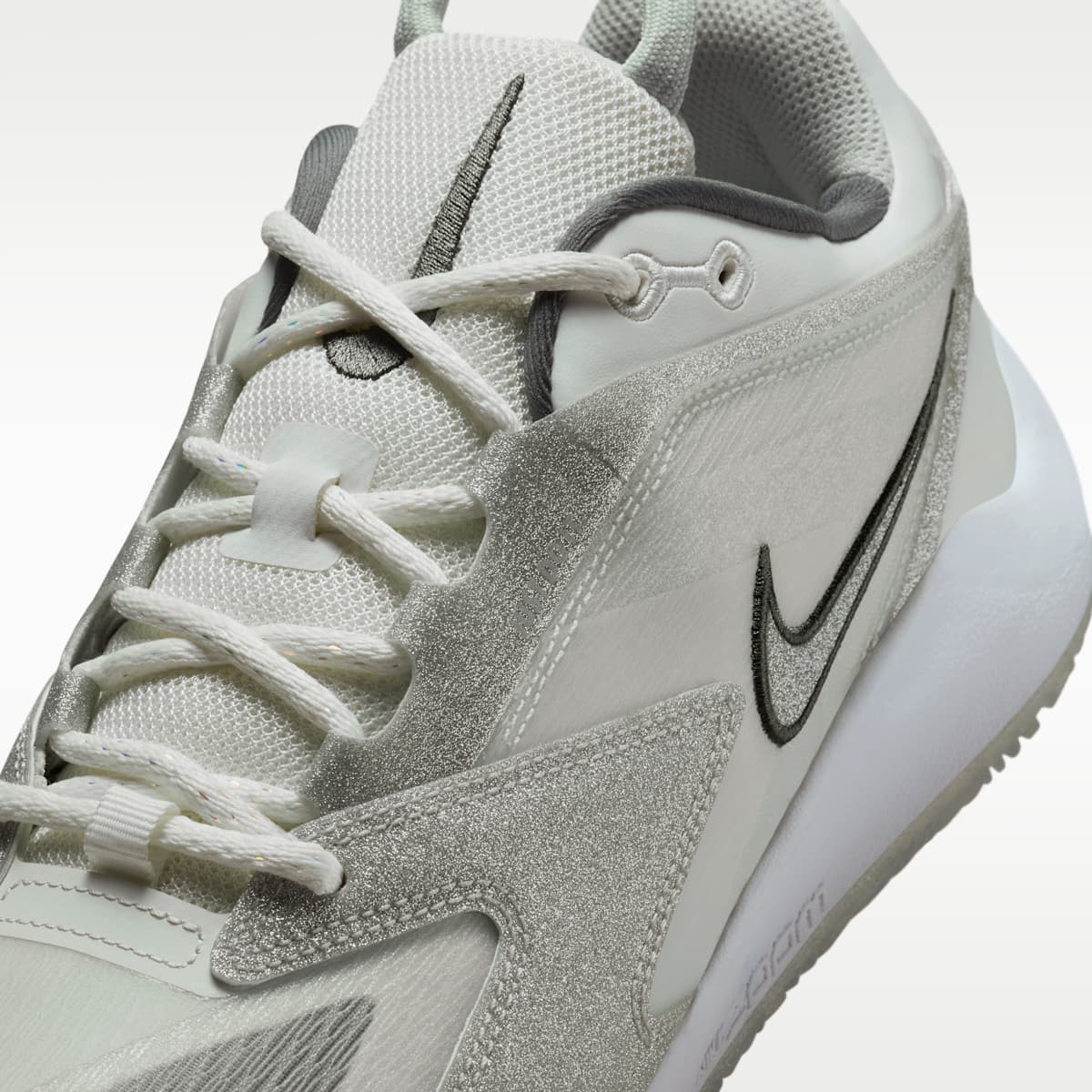 Nike HyperAce 3 SE Volleyball Shoes - Summit White/Pure Platinum/Metallic Silver - Image 7