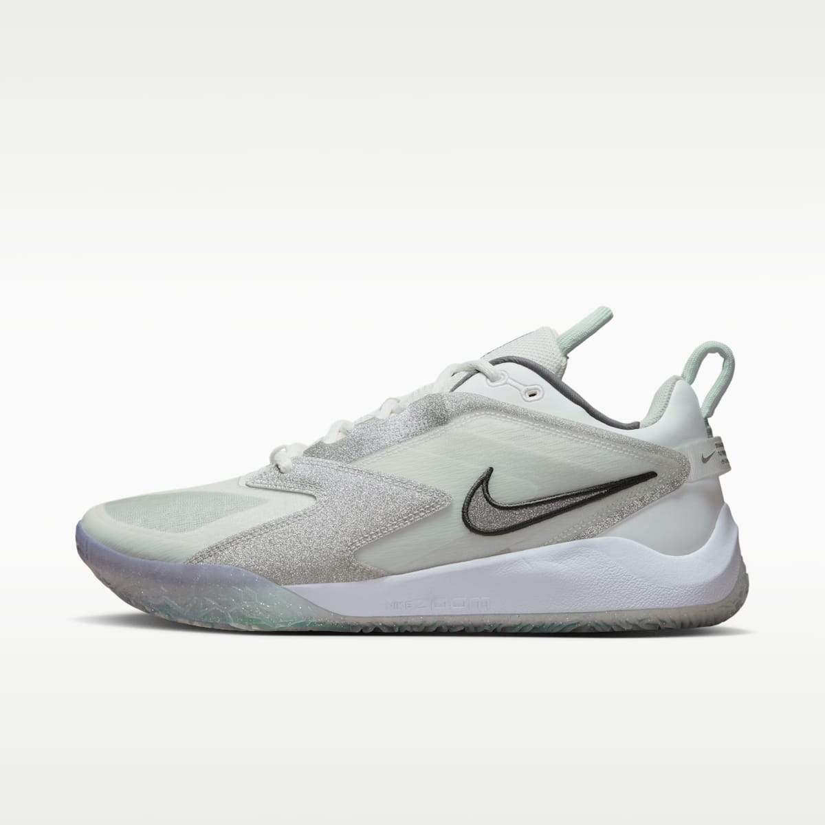 Nike HyperAce 3 SE Volleyball Shoes - Summit White/Pure Platinum/Metallic Silver - Image 1