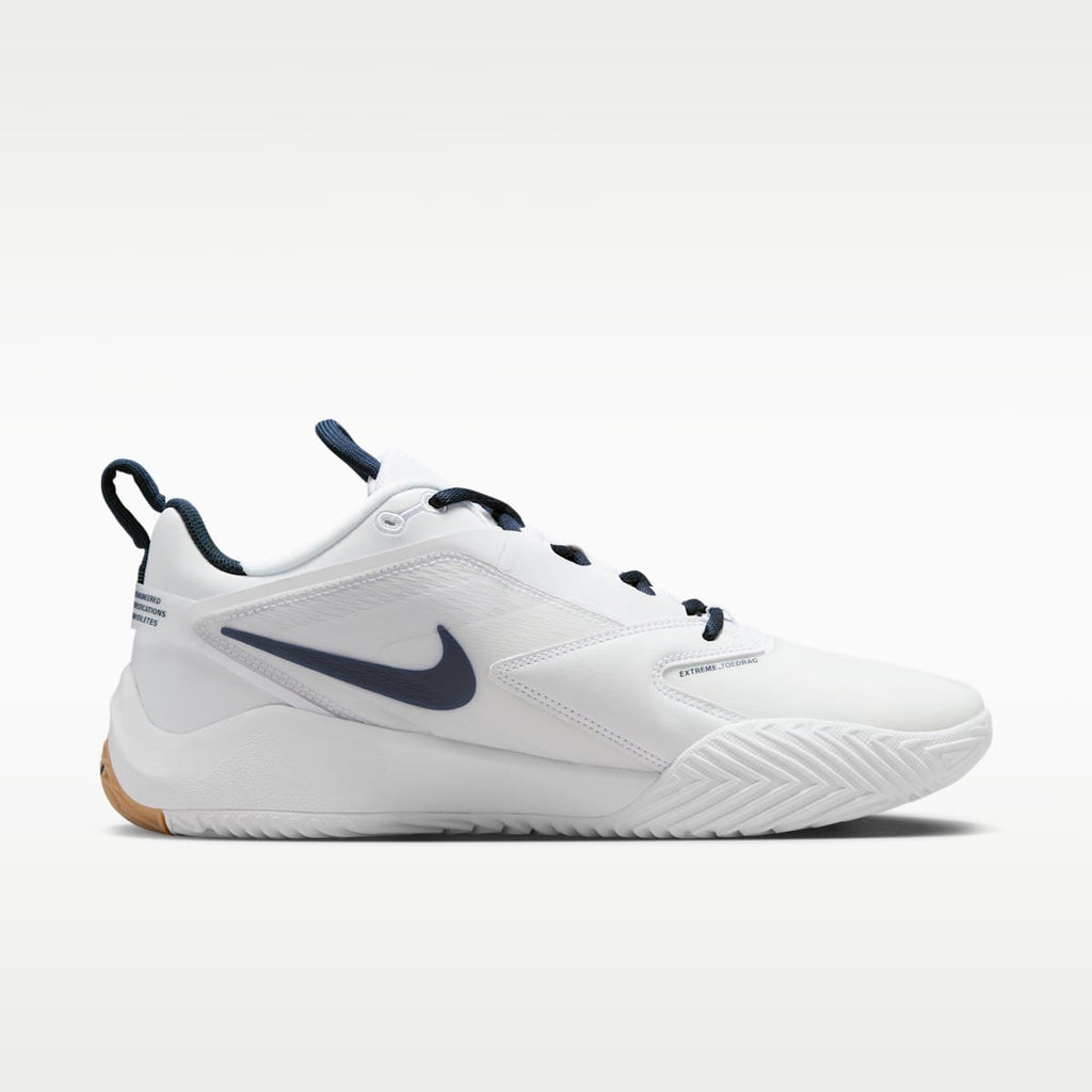 Nike HyperAce 3 Volleyball Shoes - White/Photon Dust/College Navy - Image 3