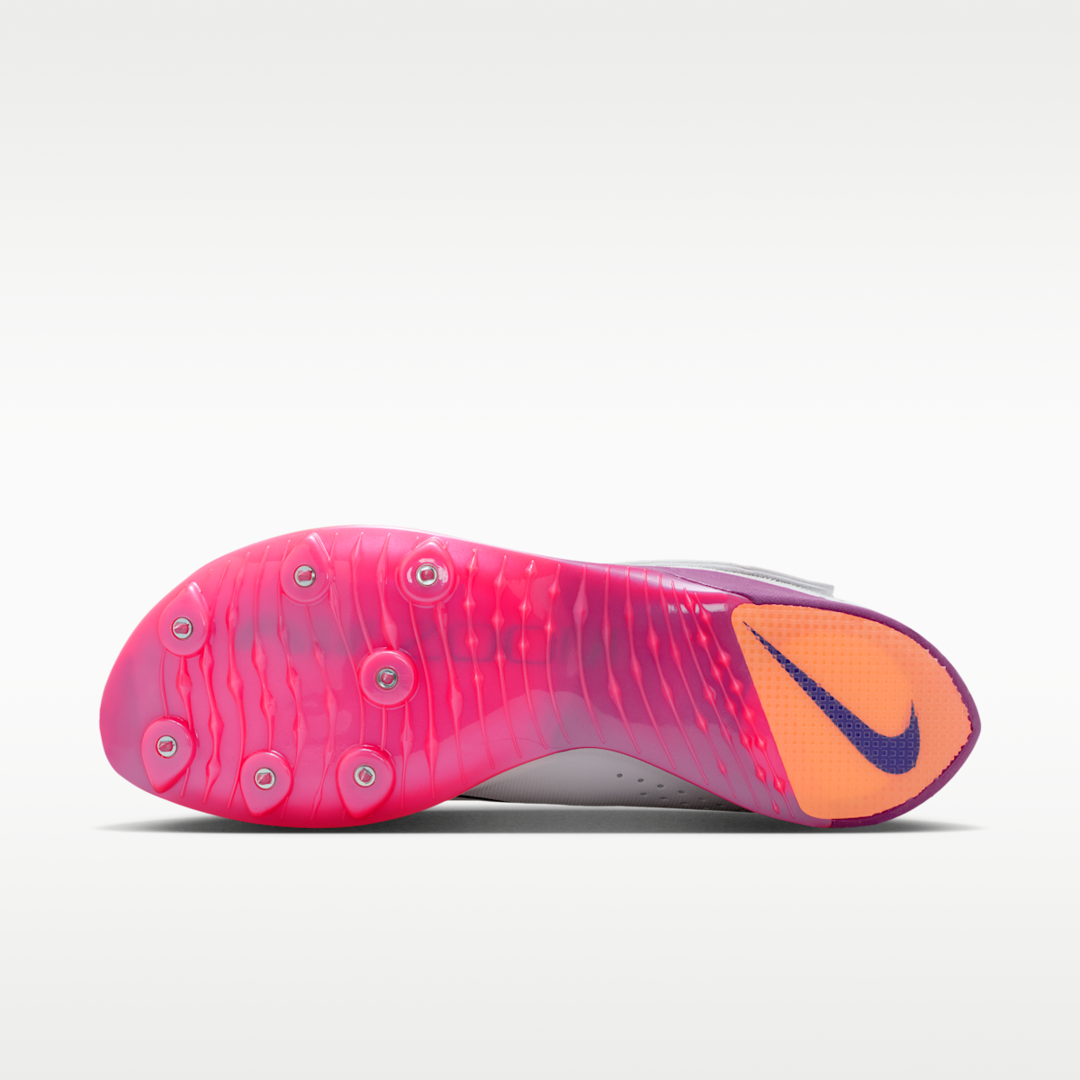 Women's Nike Long Jump Elite Track & Field Jumping Spikes - White/Bright Crimson/Obsidian
