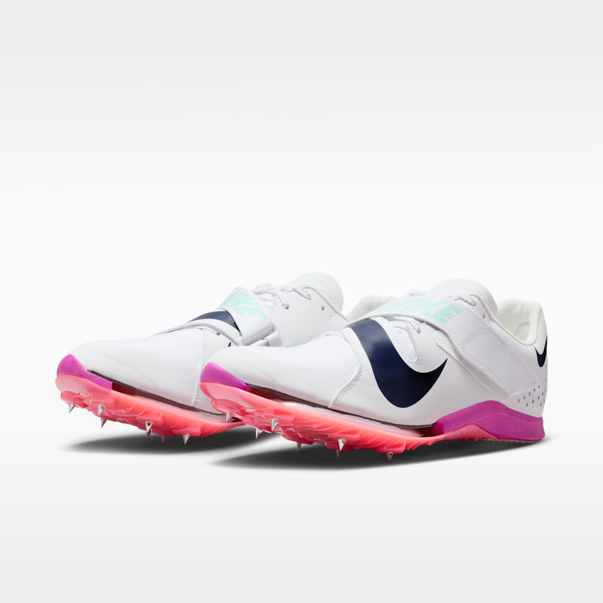 Nike Long Jump Elite Track & Field Jumping Spikes - White/Bright Crimson/Obsidian - Image 5