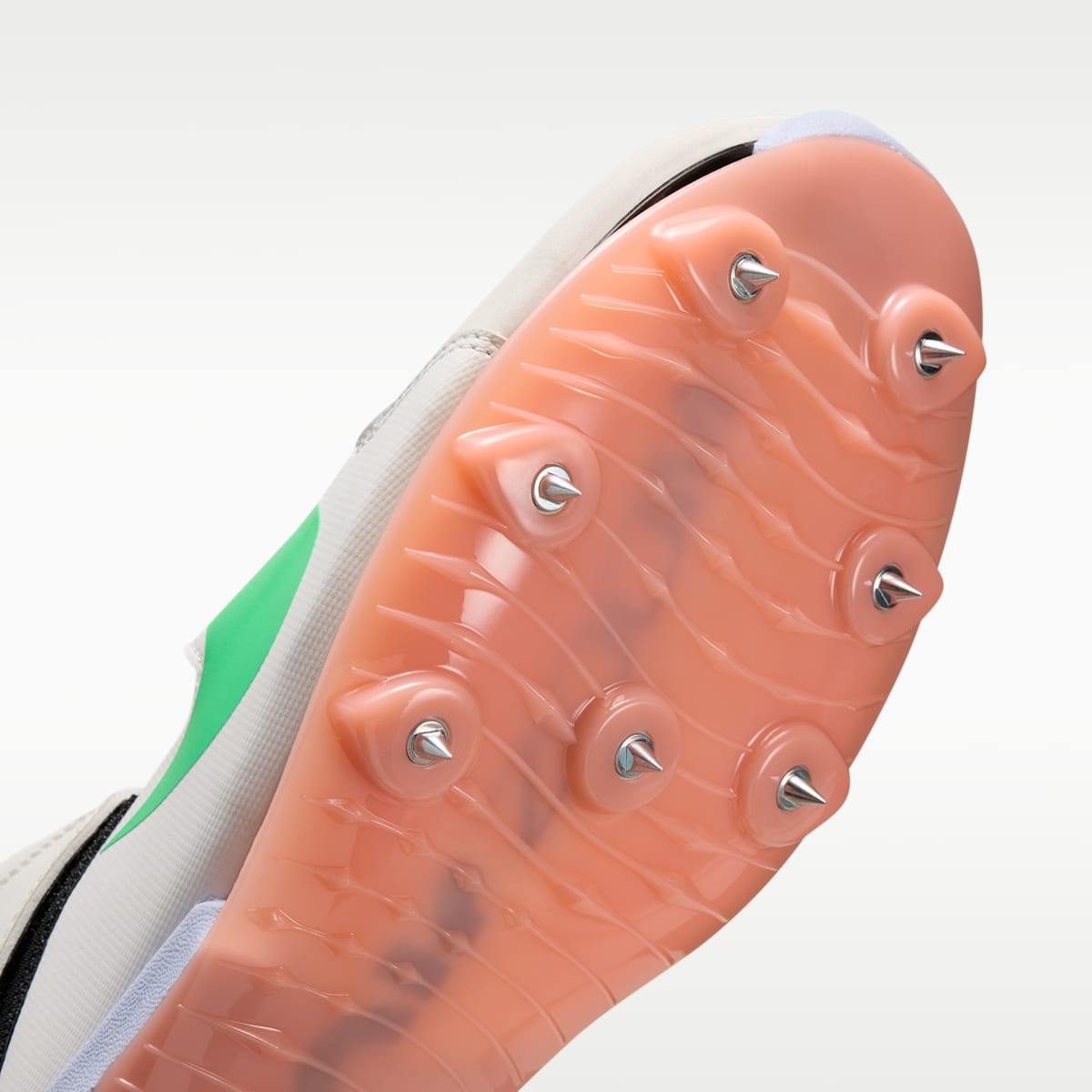 Nike Long Jump Elite Track & Field Jumping Spikes - Summit White/Palest Purple/Jade Ice/Electro Green - Image 7
