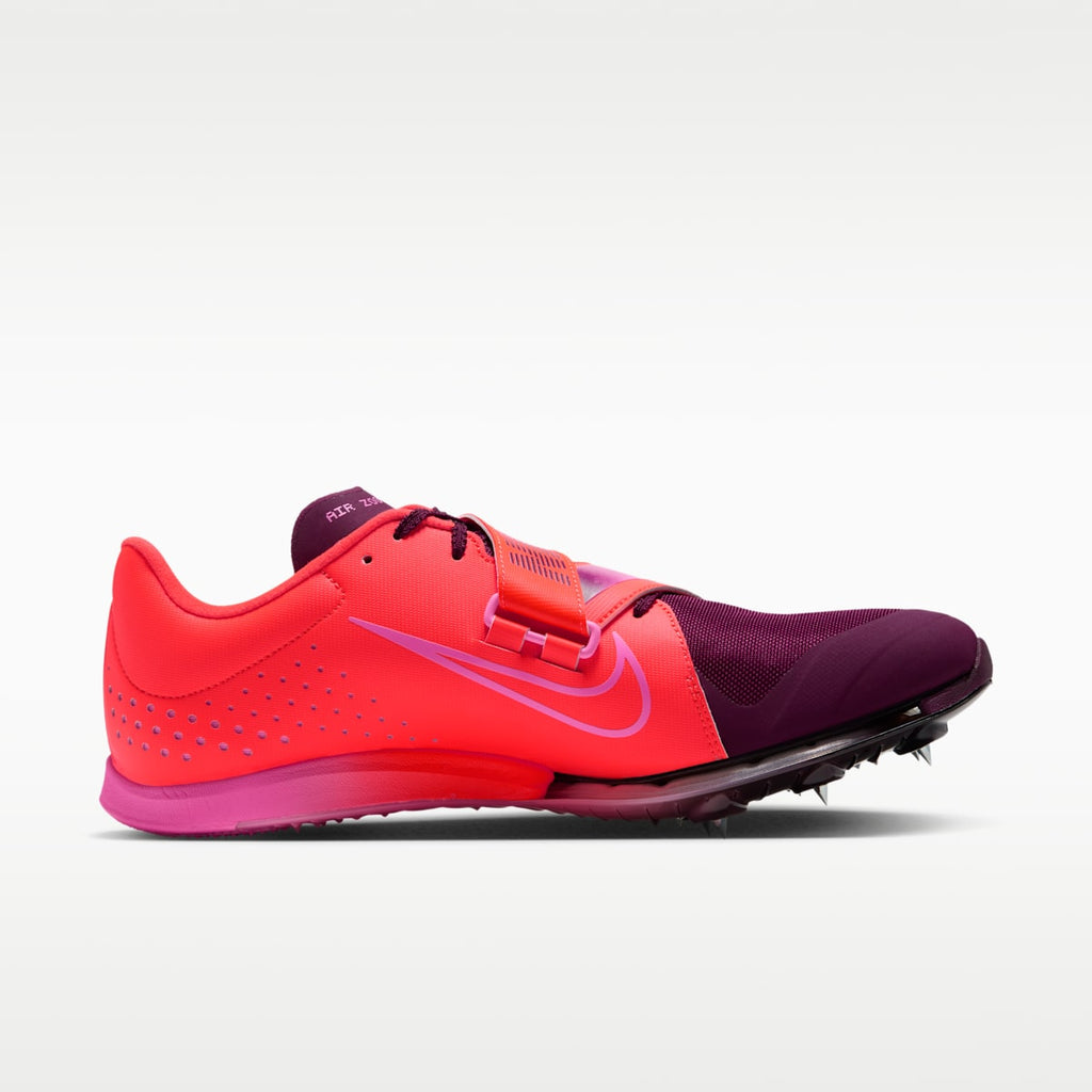 Nike Long Jump Elite Track & Field Jumping Spikes - Hyper Crimson/Pink Spell/Gridiron/Bordeaux - Image 3