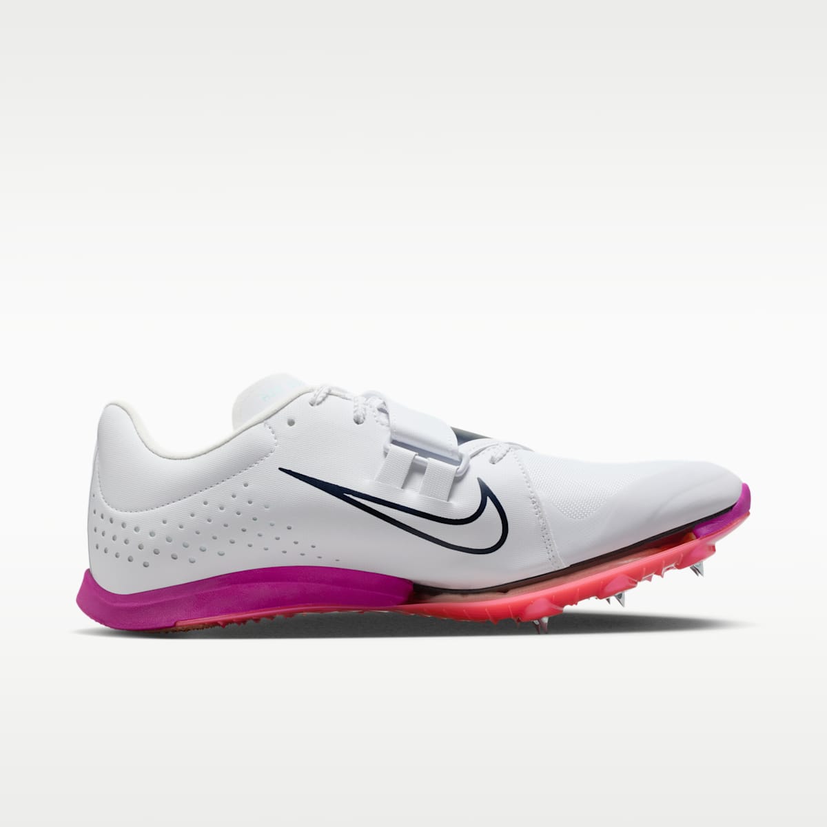 Nike Long Jump Elite Track & Field Jumping Spikes - White/Bright Crimson/Obsidian - Image 3