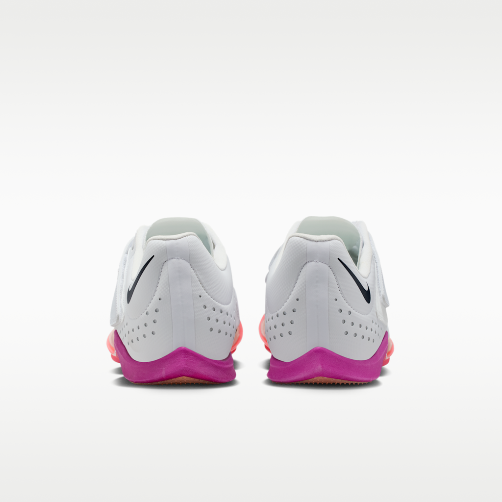 Women's Nike Long Jump Elite Track & Field Jumping Spikes - White/Bright Crimson/Obsidian