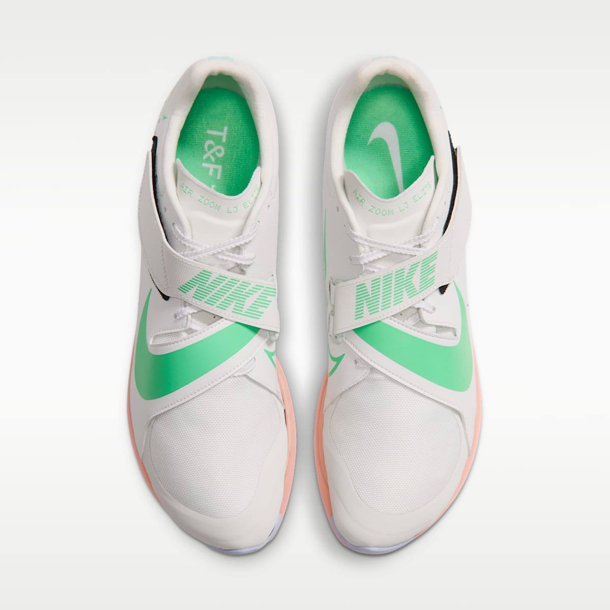 Nike Long Jump Elite Track & Field Jumping Spikes - Summit White/Palest Purple/Jade Ice/Electro Green - Image 4