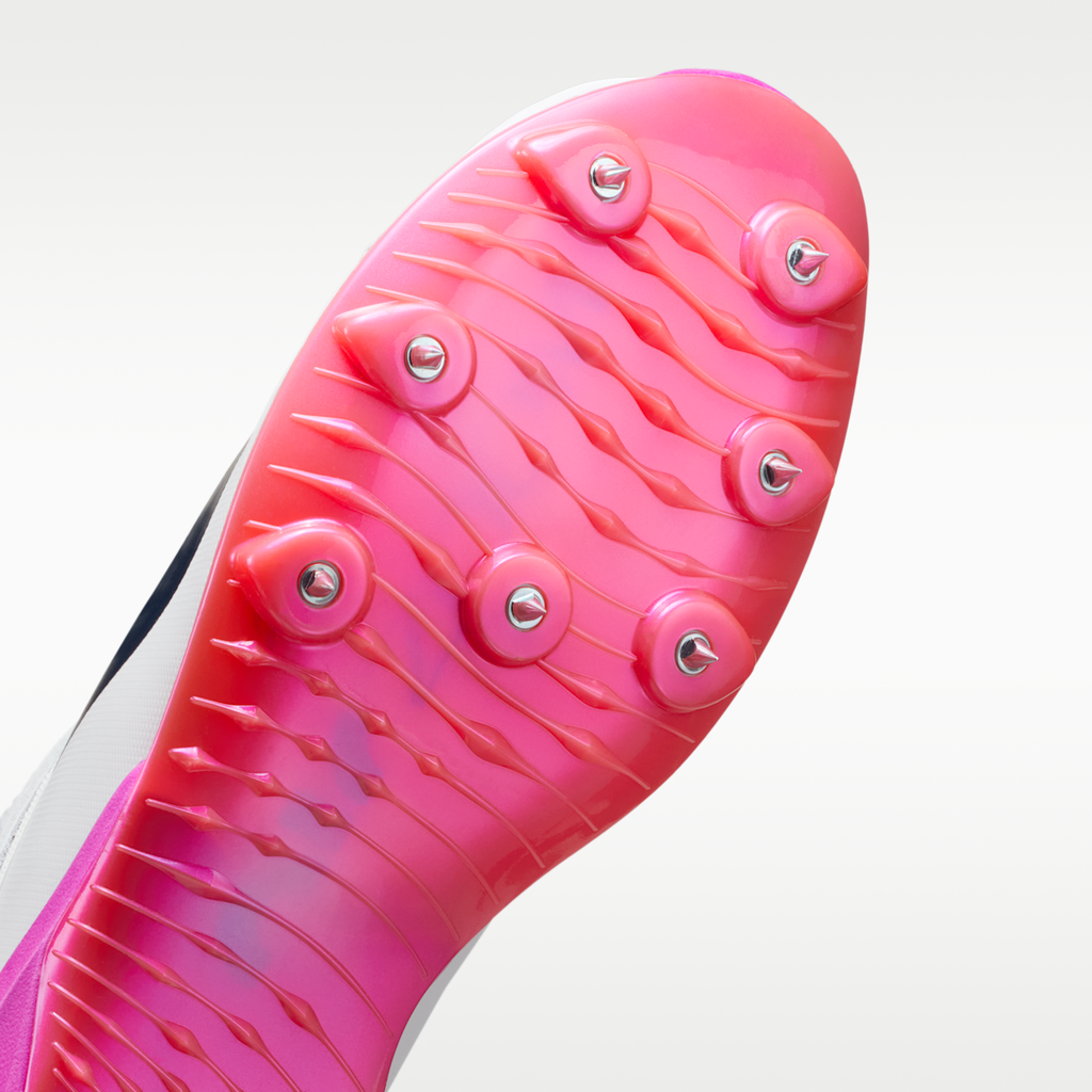 Women's Nike Long Jump Elite Track & Field Jumping Spikes - White/Bright Crimson/Obsidian