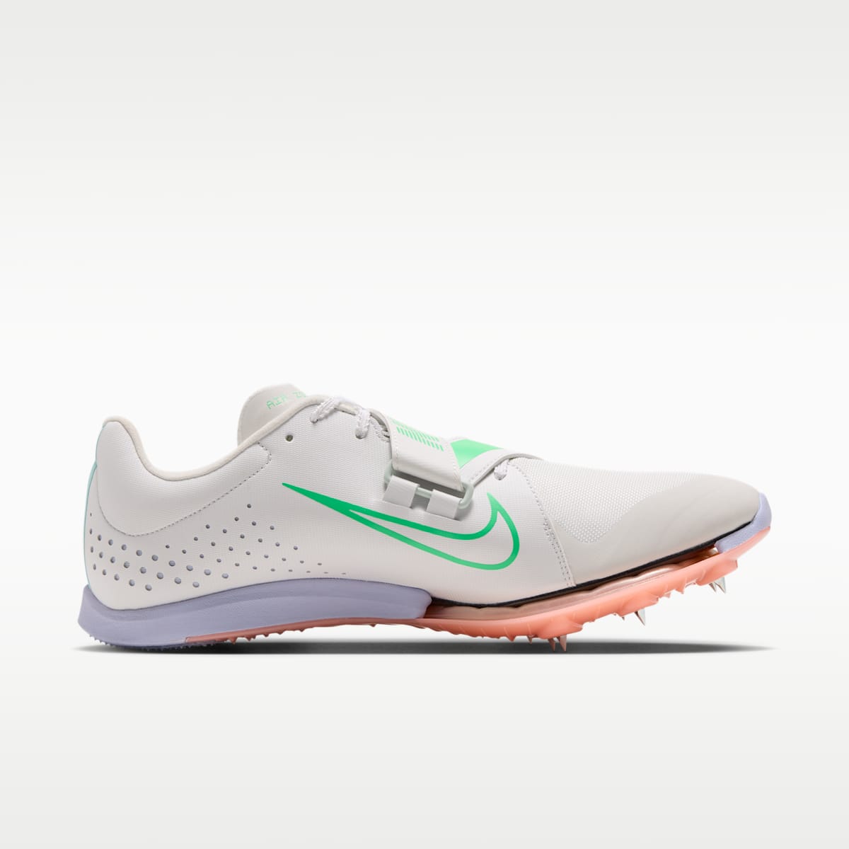 Nike Long Jump Elite Track & Field Jumping Spikes - Summit White/Palest Purple/Jade Ice/Electro Green - Image 3