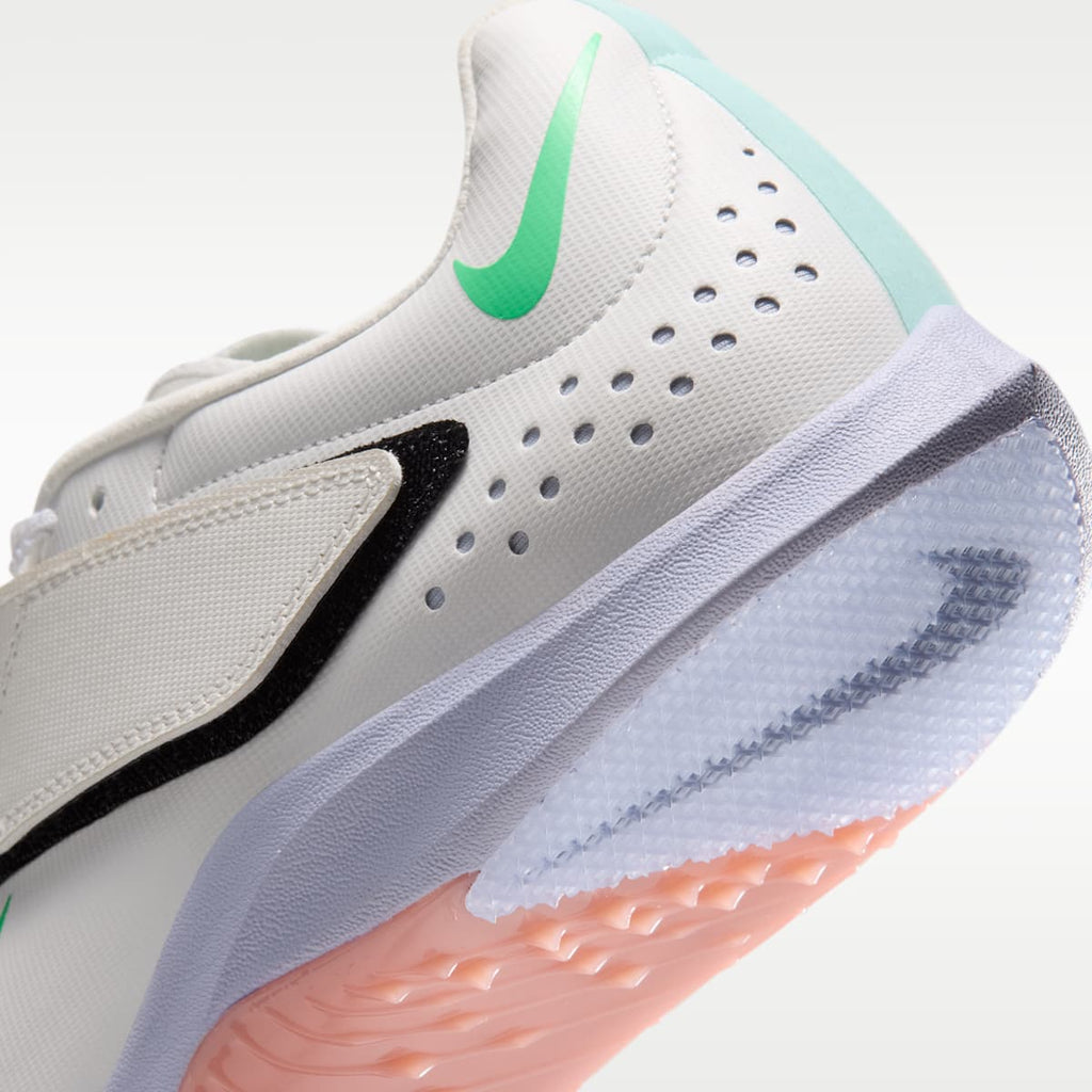 Nike Long Jump Elite Track & Field Jumping Spikes - Summit White/Palest Purple/Jade Ice/Electro Green - Image 9