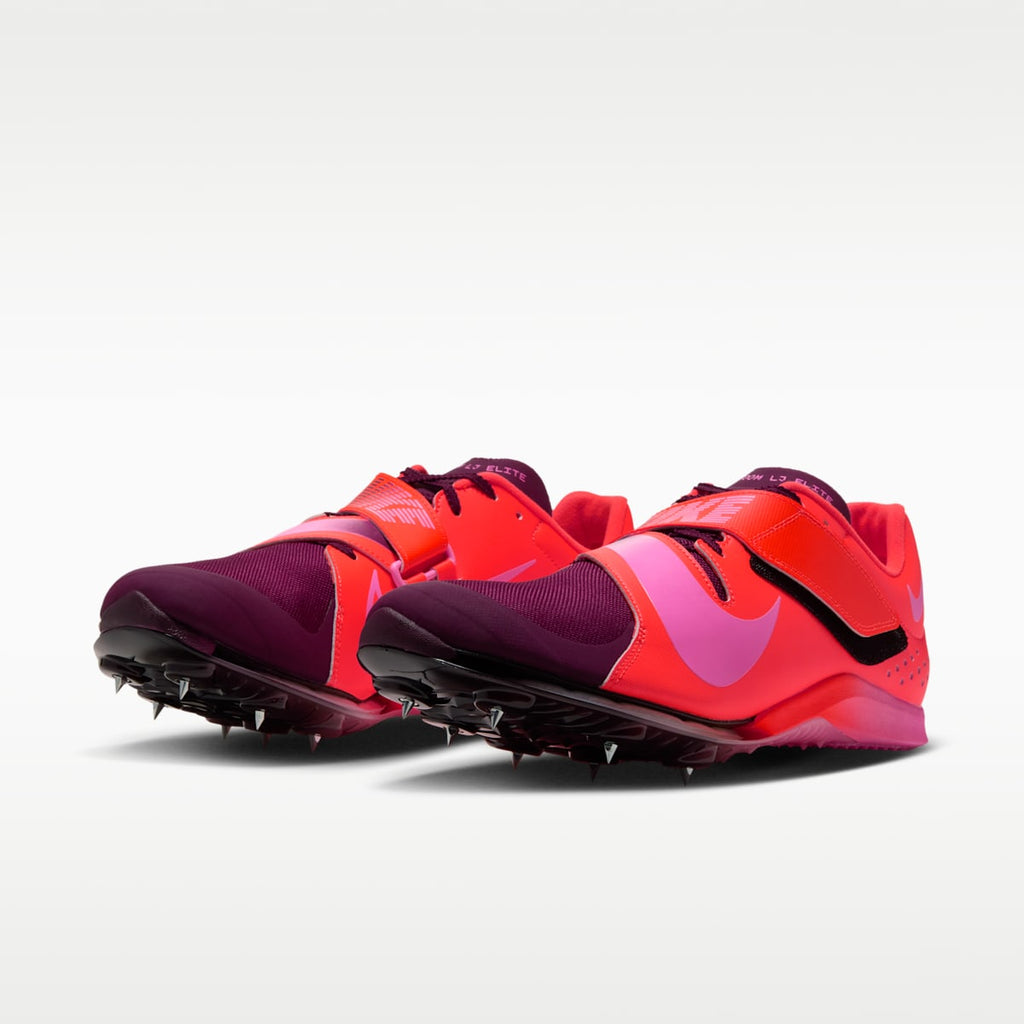 Nike Long Jump Elite Track & Field Jumping Spikes - Hyper Crimson/Pink Spell/Gridiron/Bordeaux - Image 5