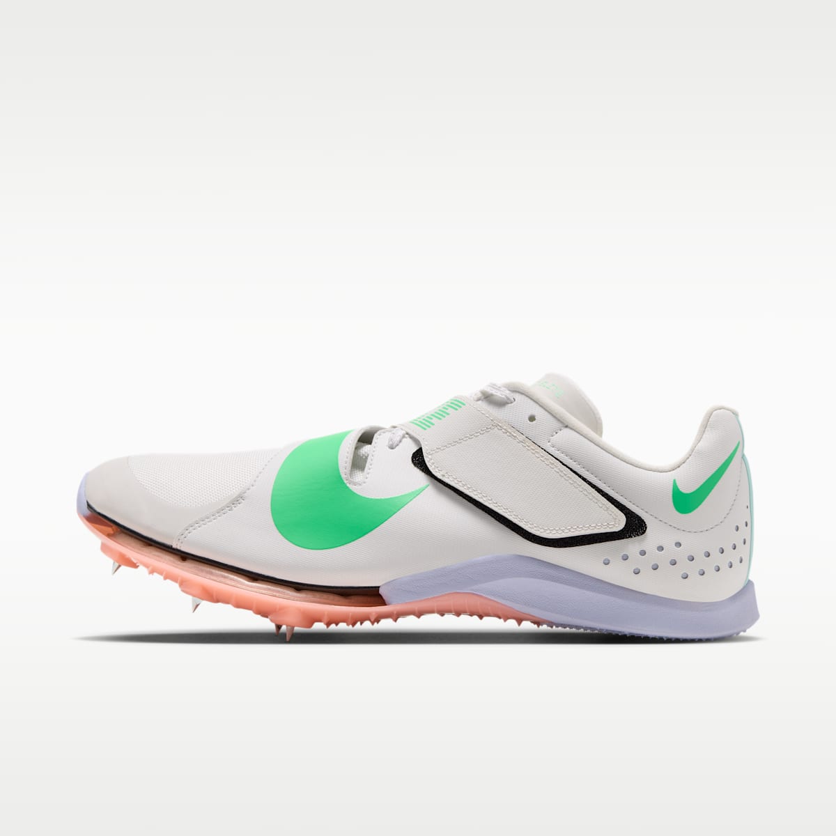 Nike Long Jump Elite Track & Field Jumping Spikes - Summit White/Palest Purple/Jade Ice/Electro Green - Image 1