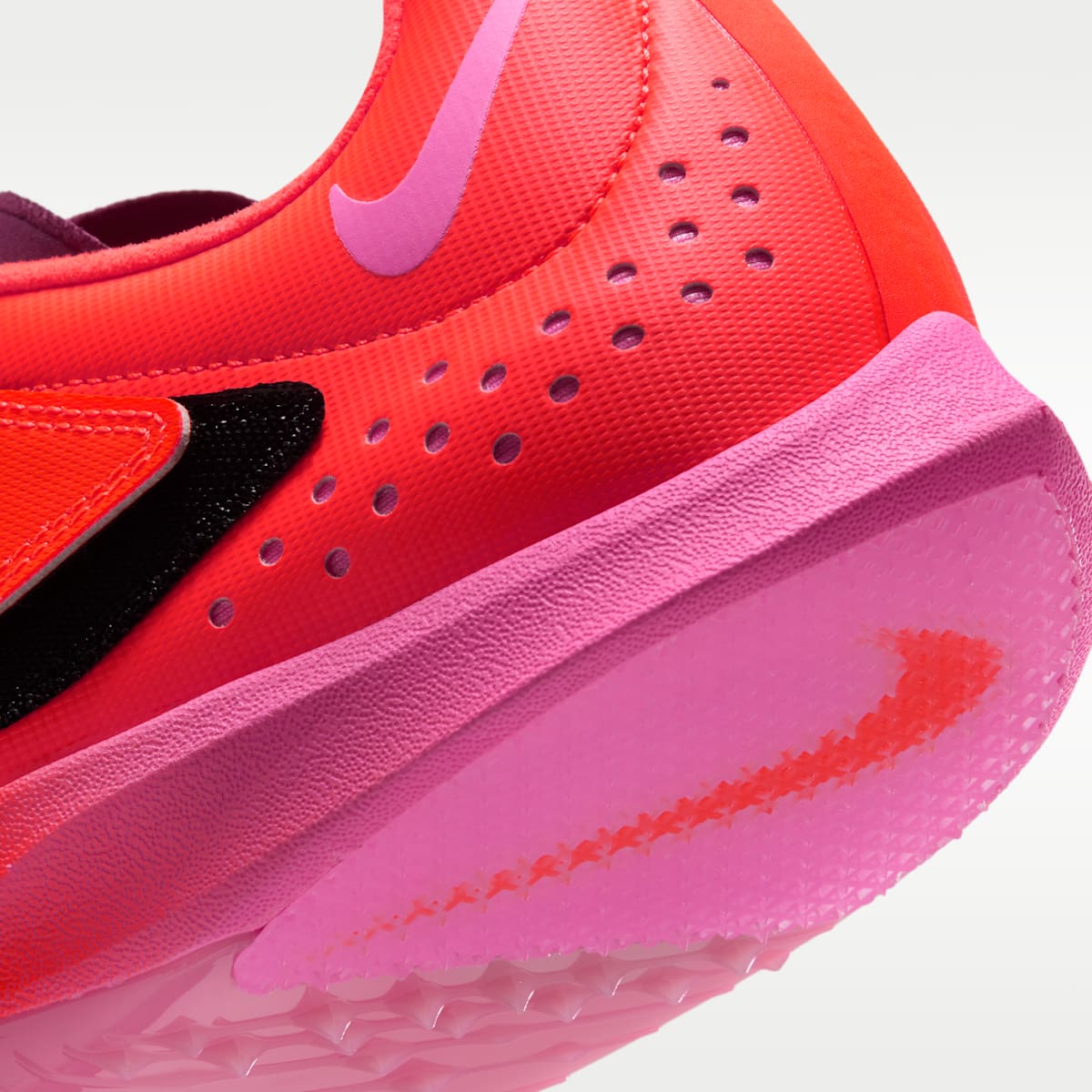 Nike Long Jump Elite Track & Field Jumping Spikes - Hyper Crimson/Pink Spell/Gridiron/Bordeaux - Image 9