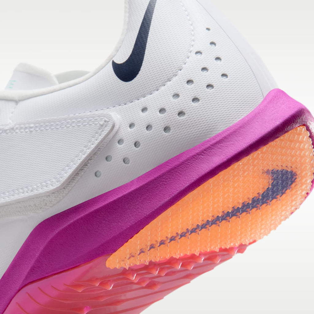 Nike Long Jump Elite Track & Field Jumping Spikes - White/Bright Crimson/Obsidian - Image 9