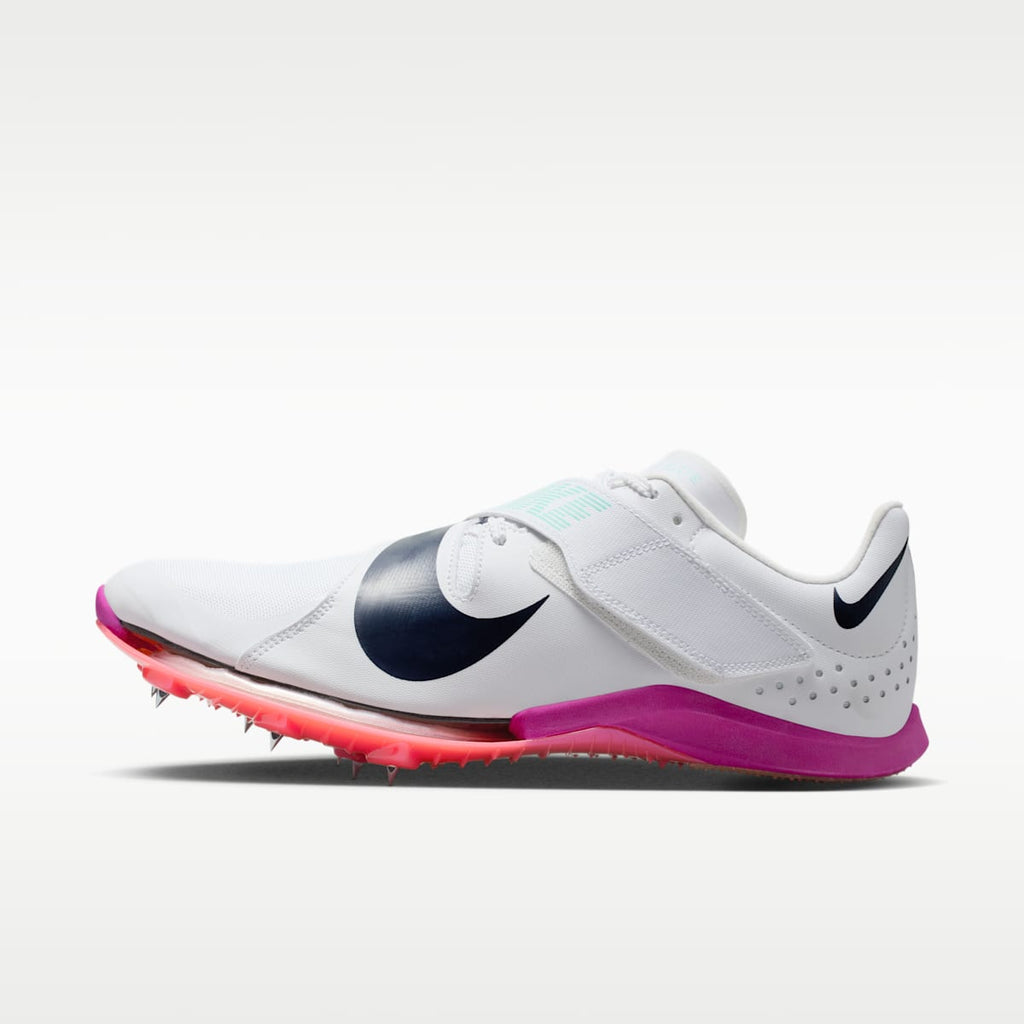 Nike Long Jump Elite Track & Field Jumping Spikes - White/Bright Crimson/Obsidian - Image 1