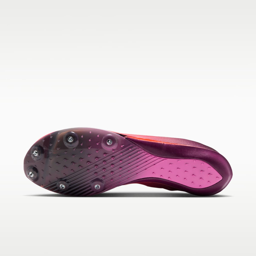 Nike Maxfly 2 Track & Field Sprinting Spikes - Bordeaux/Bright Crimson/Hyper Crimson/White - Image 2