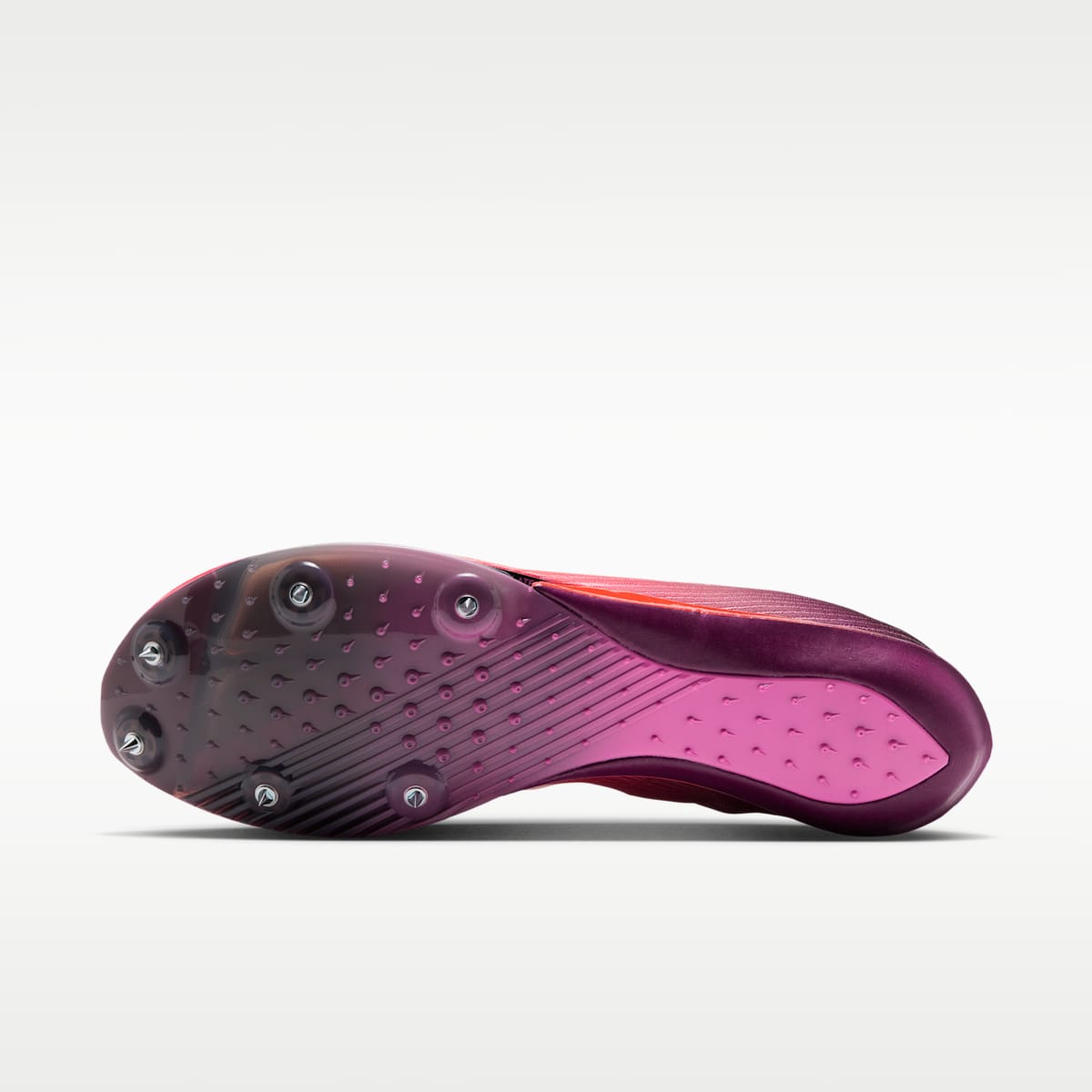Nike Maxfly 2 Track & Field Sprinting Spikes - Bordeaux/Bright Crimson/Hyper Crimson/White - Image 2