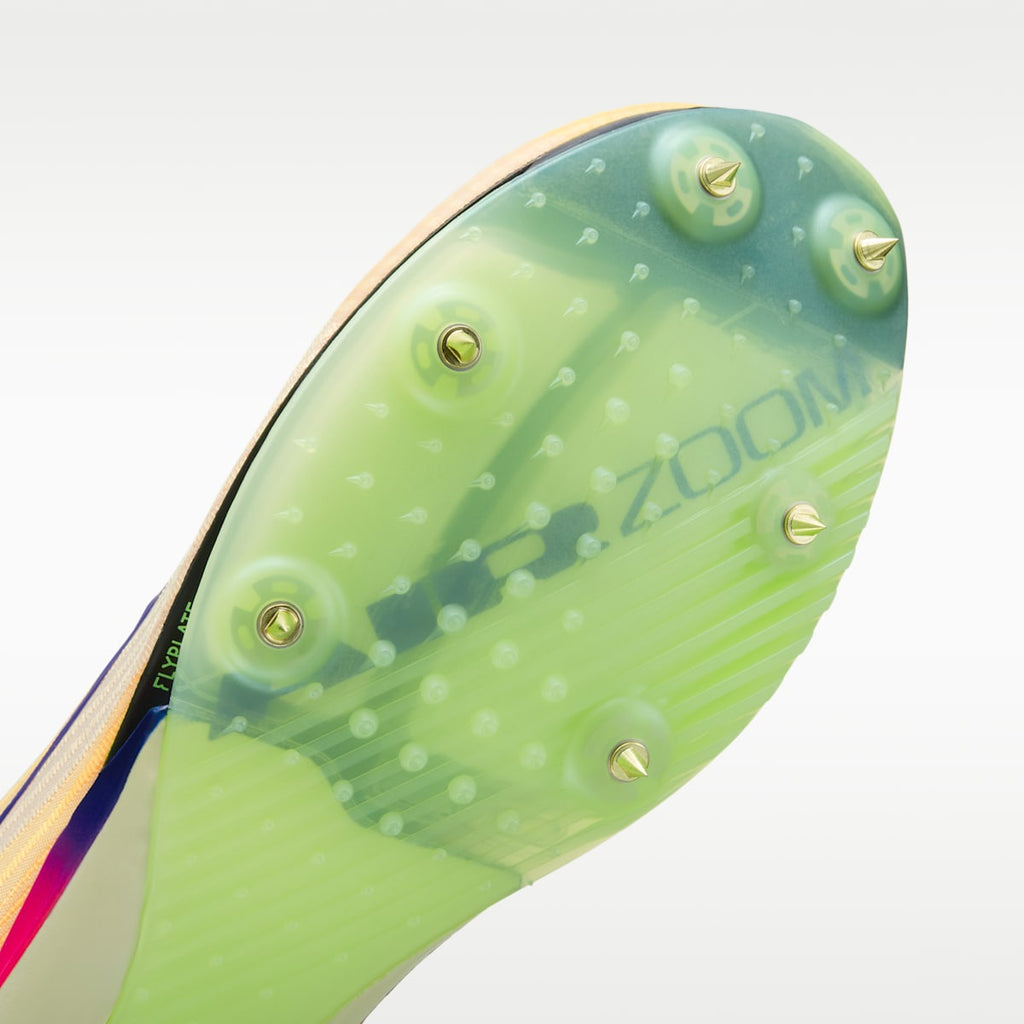 Women's Nike Maxfly 2 Track & Field Sprinting Spikes - Citron Pulse/Volt Ice/Vivid Purple/Indigo Burst