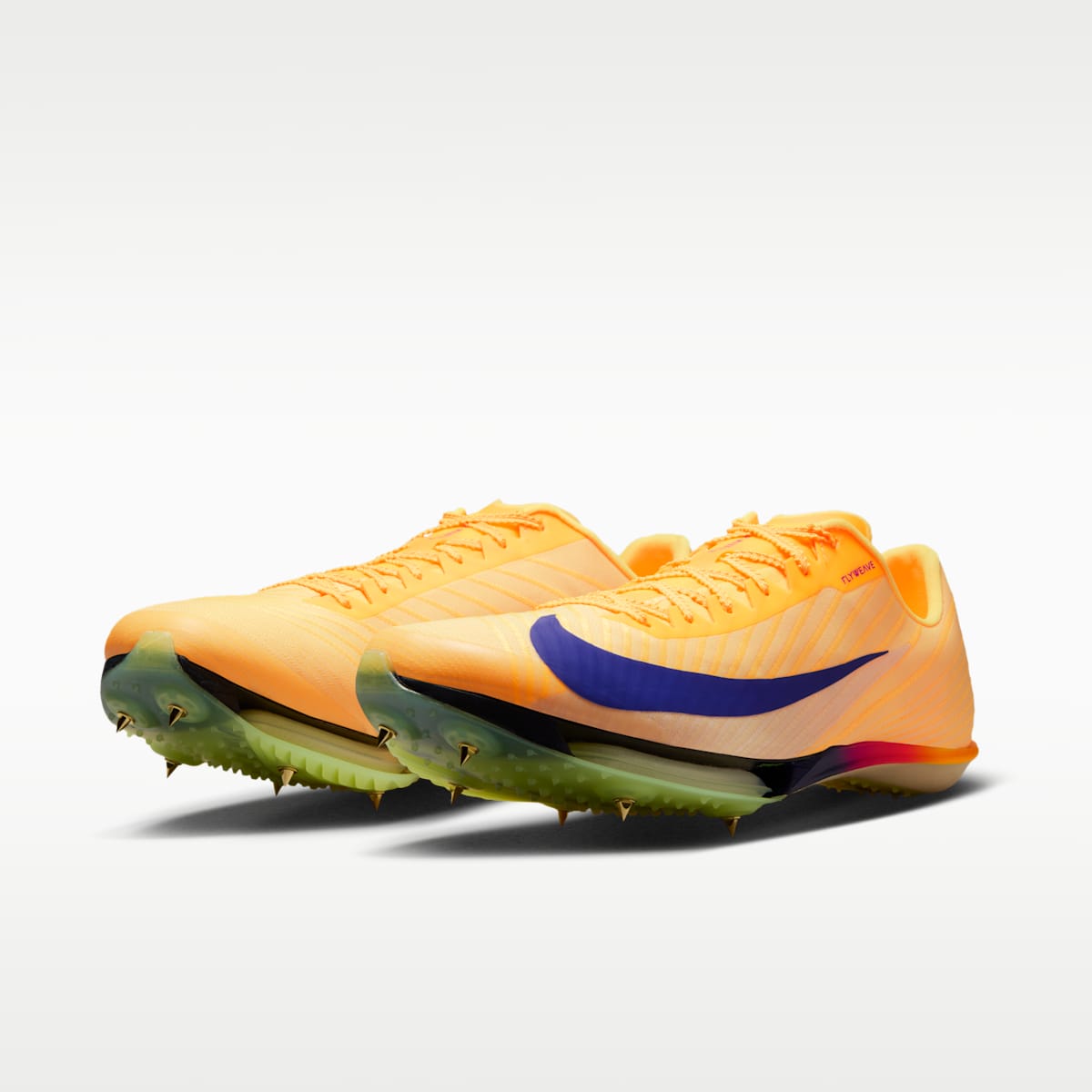 Women's Nike Maxfly 2 Track & Field Sprinting Spikes - Citron Pulse/Volt Ice/Vivid Purple/Indigo Burst
