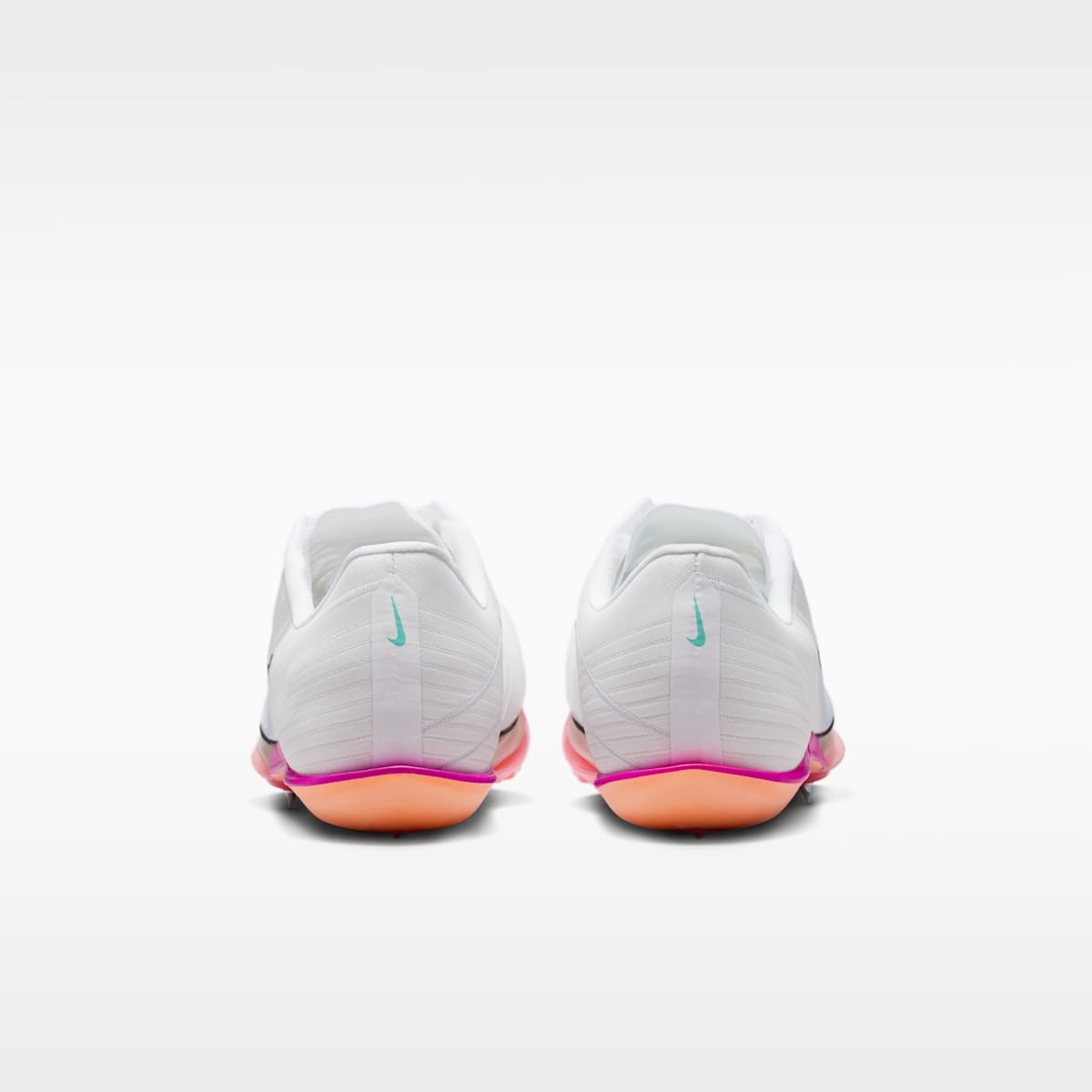 Women's Nike Maxfly 2 Track & Field Sprinting Spikes - White/Bright Crimson/Hyper Turquoise/Obsidian